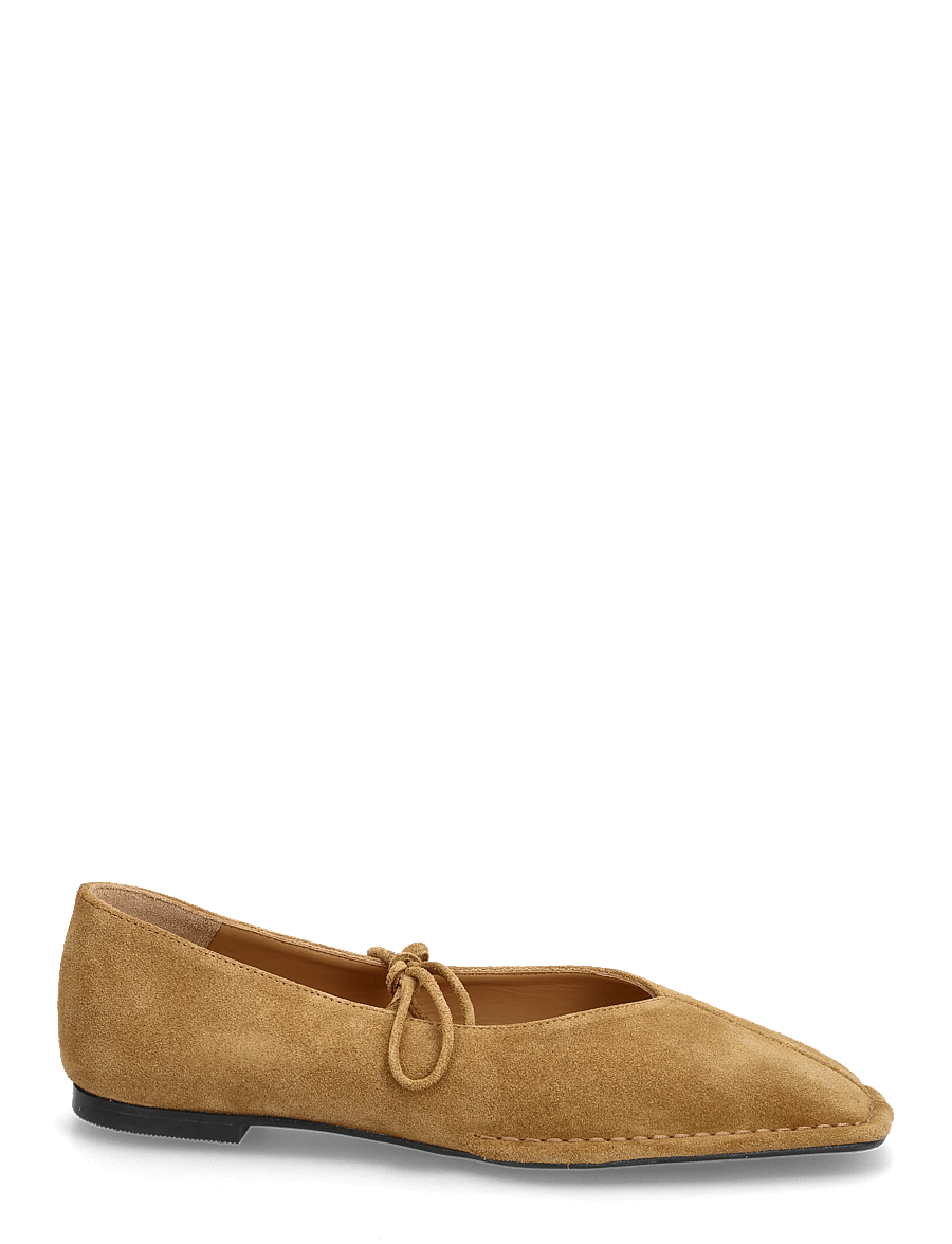 ALOHAS - Sway Suede Tan Leather Ballet Flats - special occasions - tan - 1