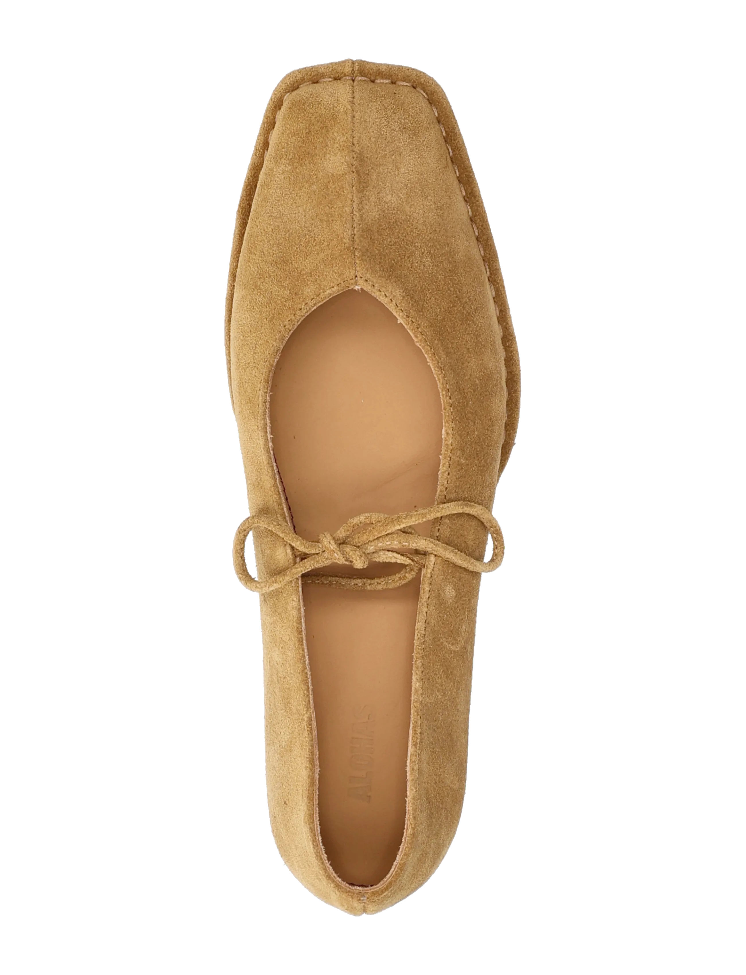 ALOHAS - Sway Suede Tan Leather Ballet Flats - special occasions - tan - 3