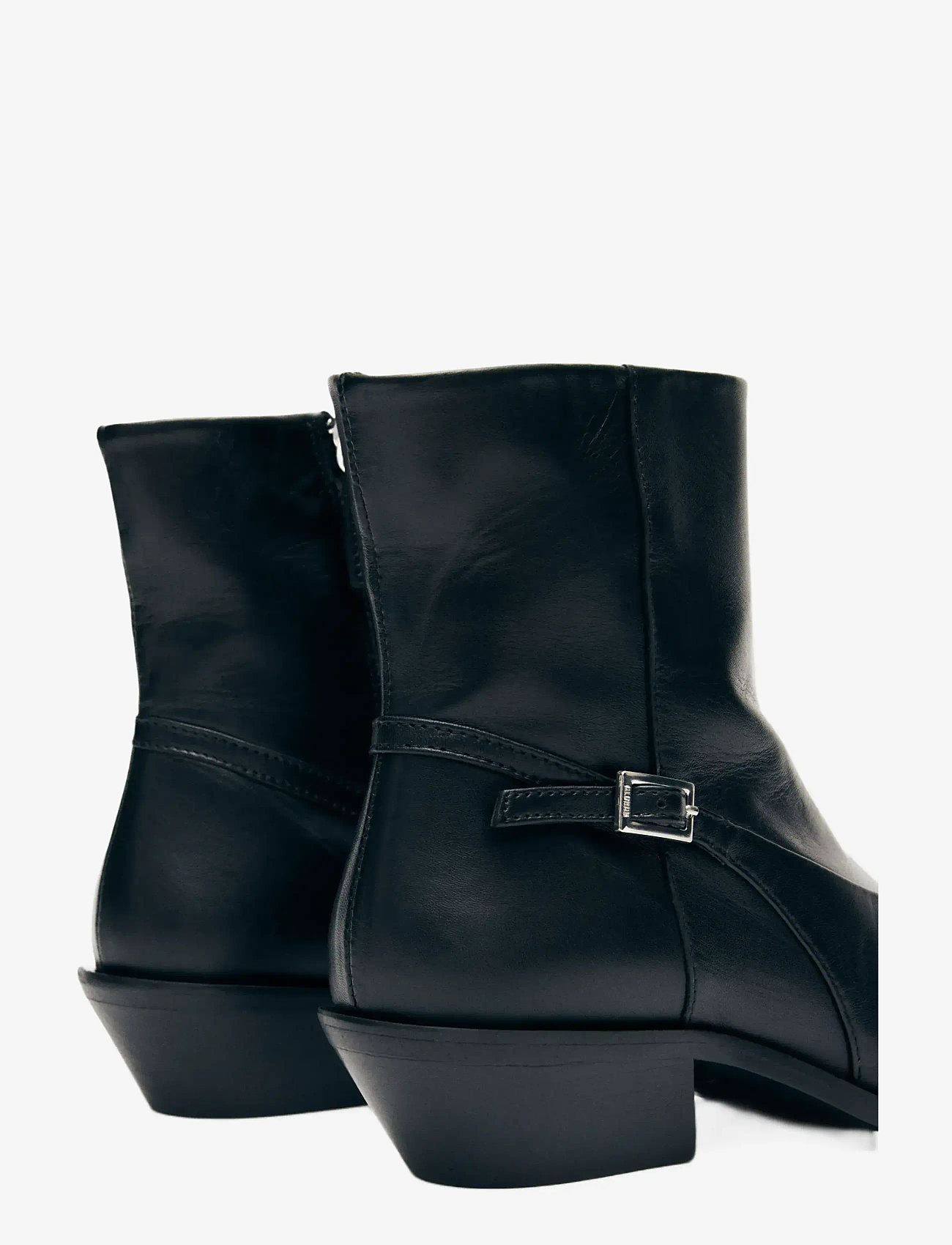 ALOHAS - Lizzie Leather Ankle Boots - stövletter - black - 4