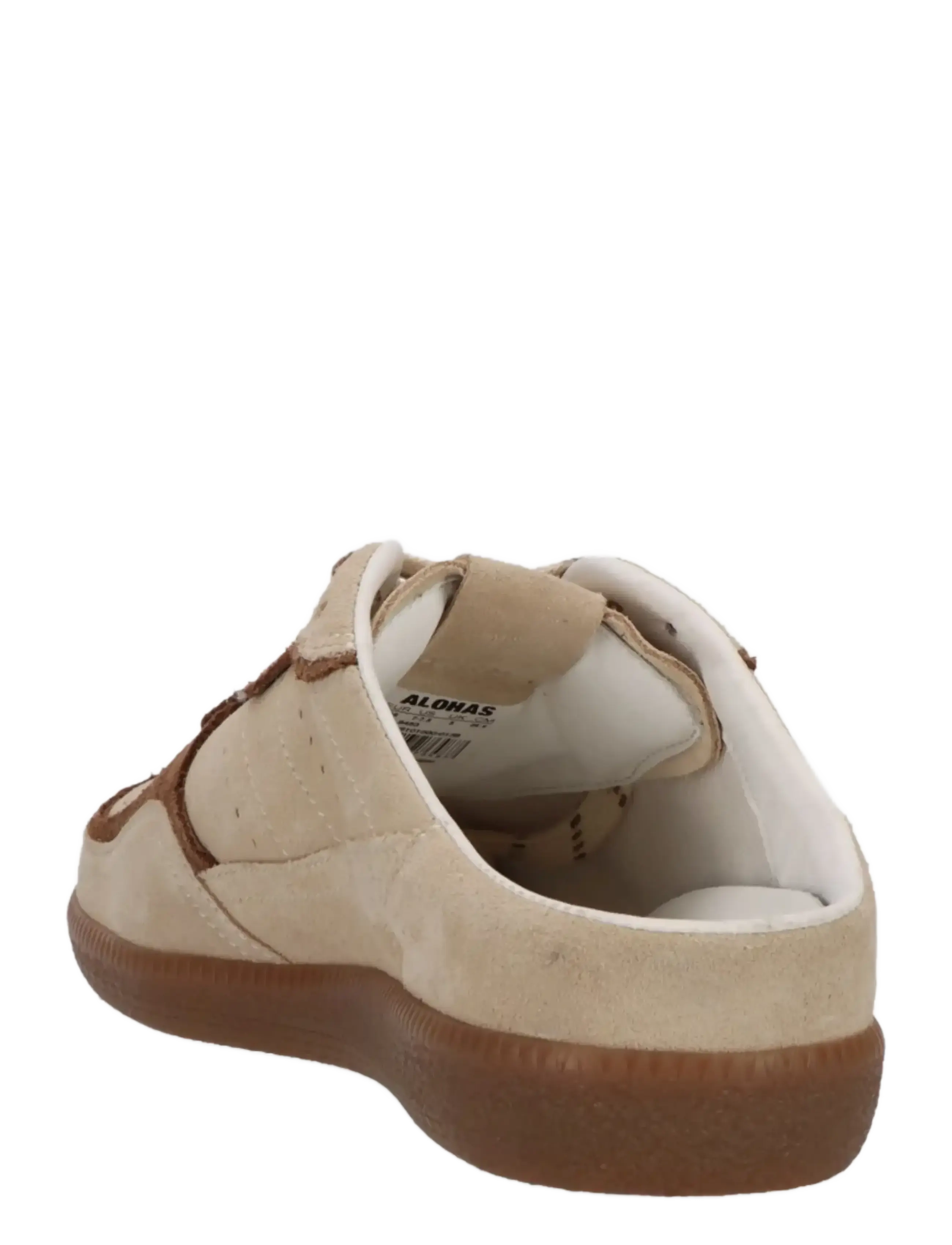 ALOHAS - Tb.490 Mule Cream Leather Sneakers - slip-on sneakers - cream - 3