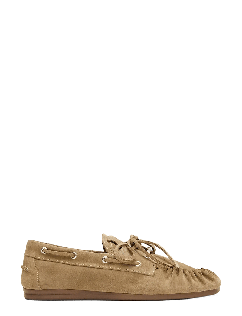 ALOHAS - Rowan Suede Leather Loafers - purjekingad - beige - 2