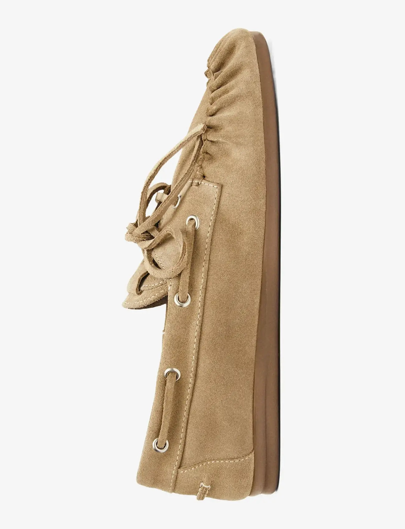 ALOHAS - Rowan Suede Leather Loafers - purjekingad - beige - 4