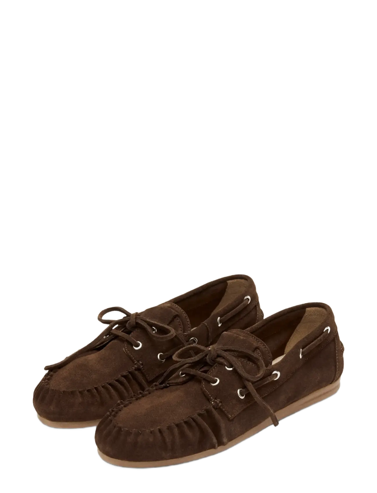 ALOHAS Rowan Suede Leather Loafers - Snøresko - BROWN / brown