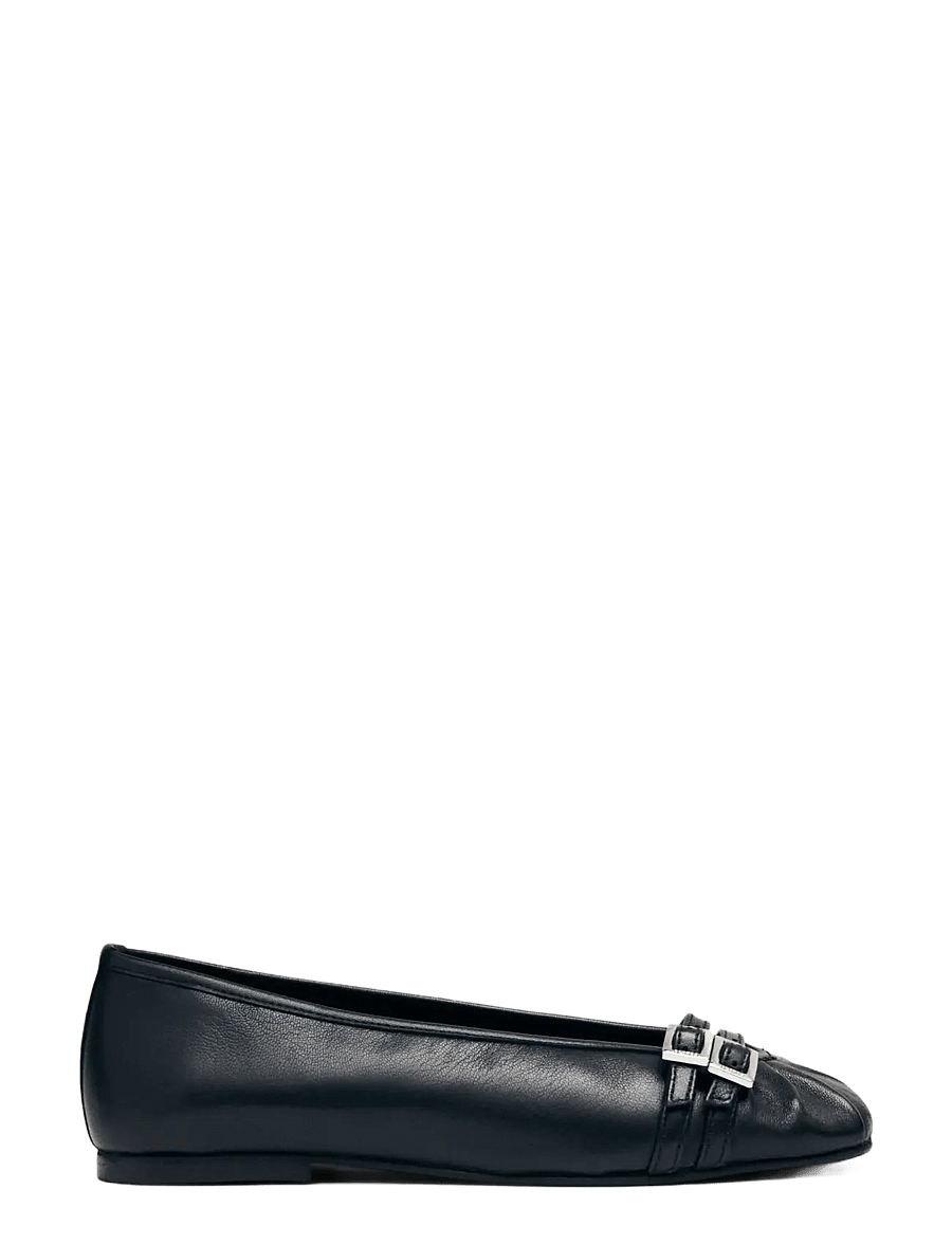 ALOHAS - Cendana Leather Ballet Flats - erilised sündmused - black - 1