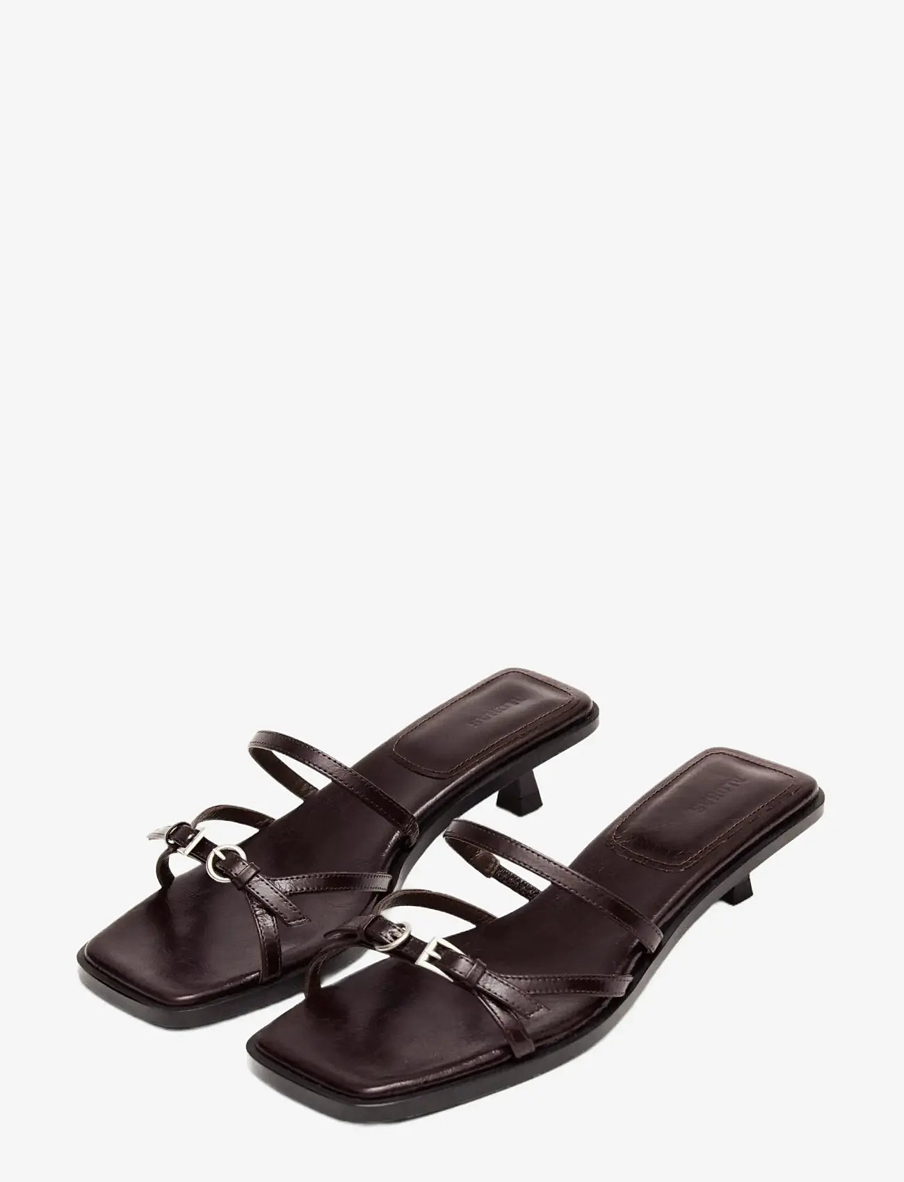 ALOHAS - Liko Rift Leather Sandals - sandały na obcasie - chocolate brown - 1