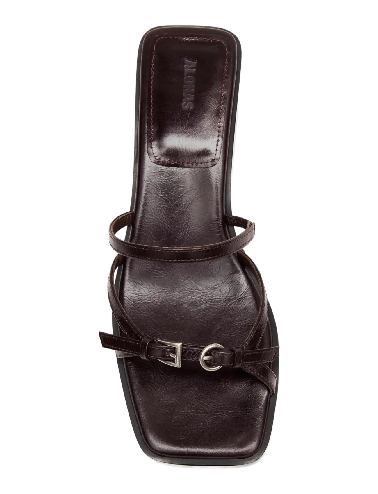 ALOHAS - Liko Rift Leather Sandals - chocolate brown - 3
