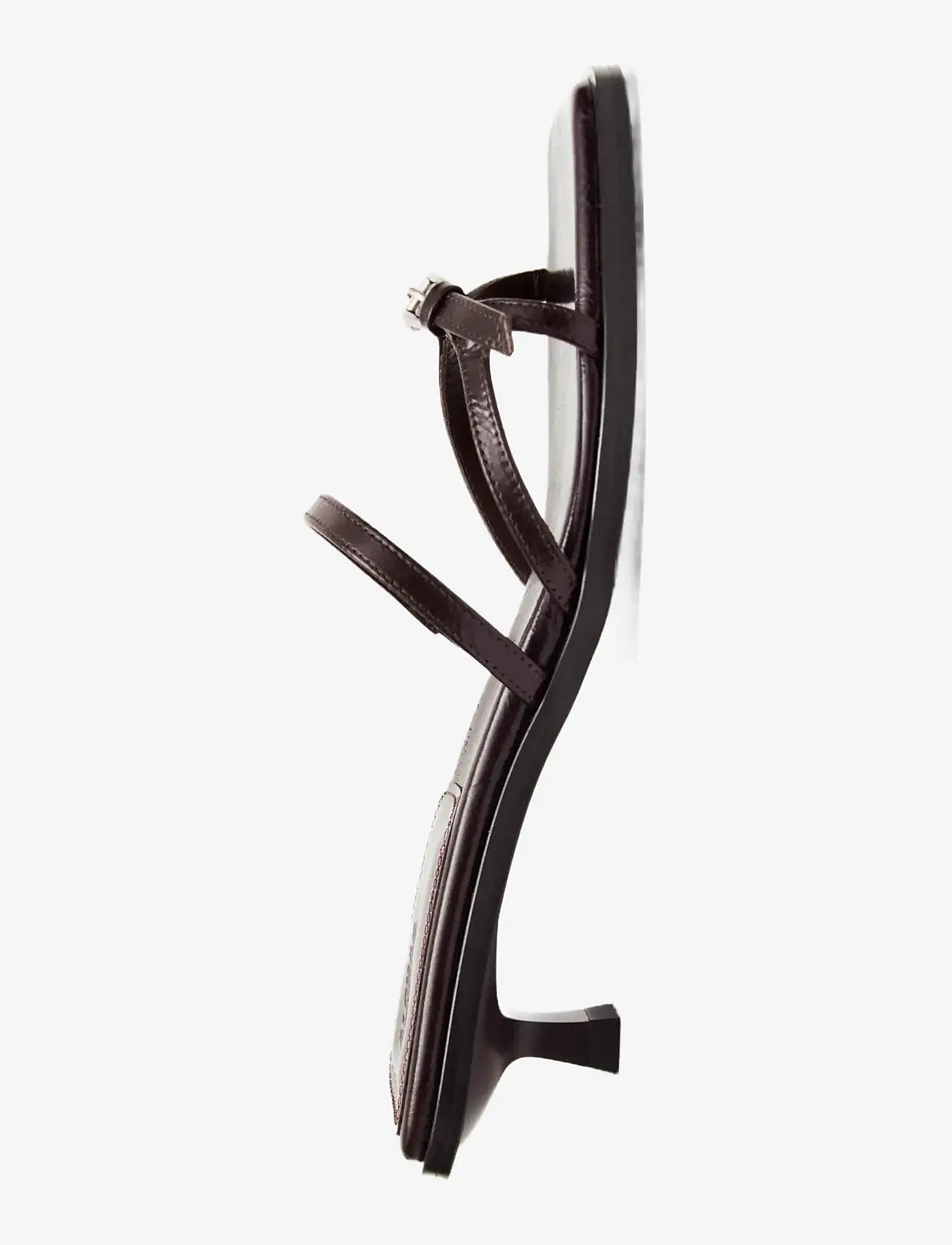 ALOHAS - Liko Rift Leather Sandals - sandały na obcasie - chocolate brown - 4