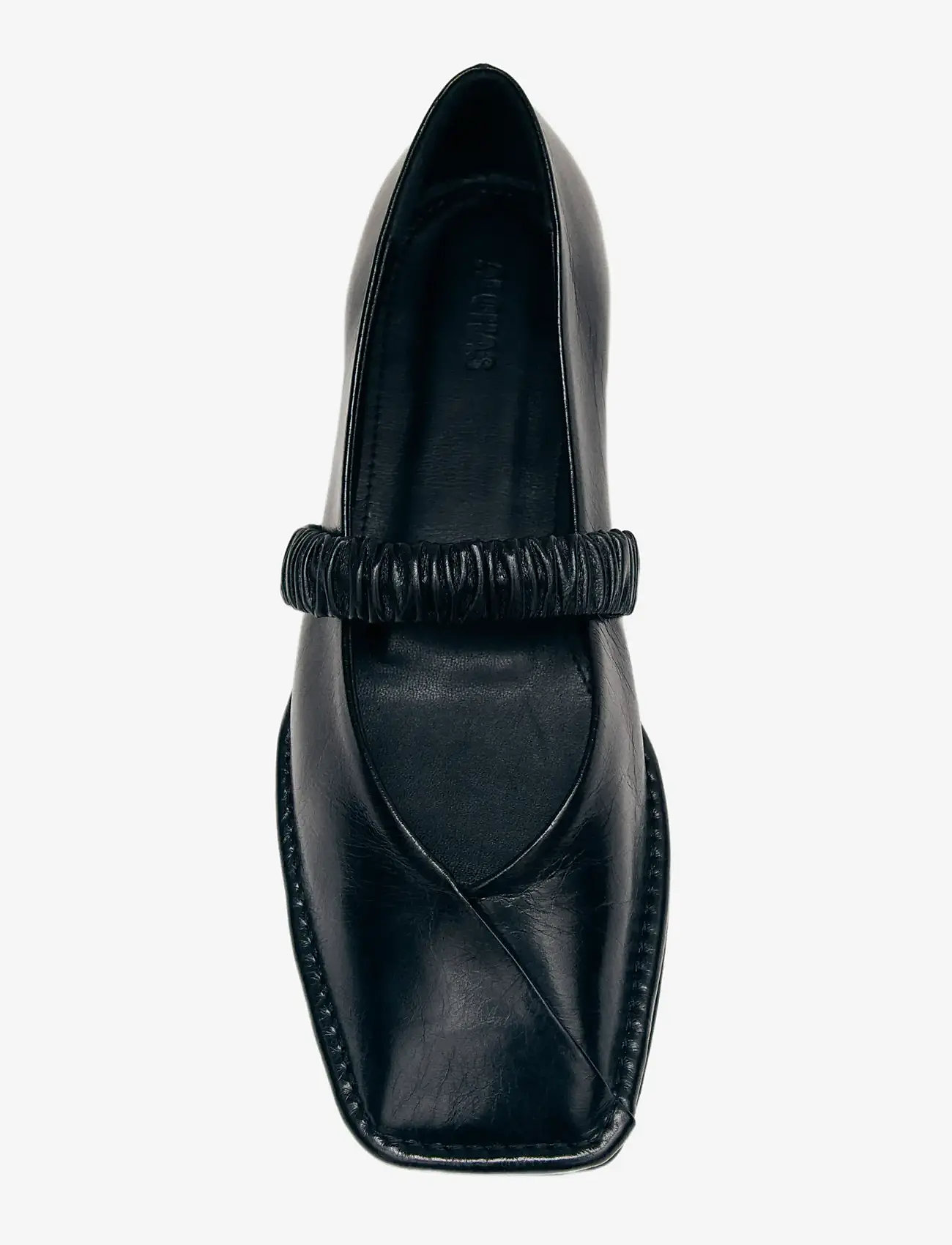 ALOHAS - Lautan Black Leather Ballet Flats - erilised sündmused - black - 3