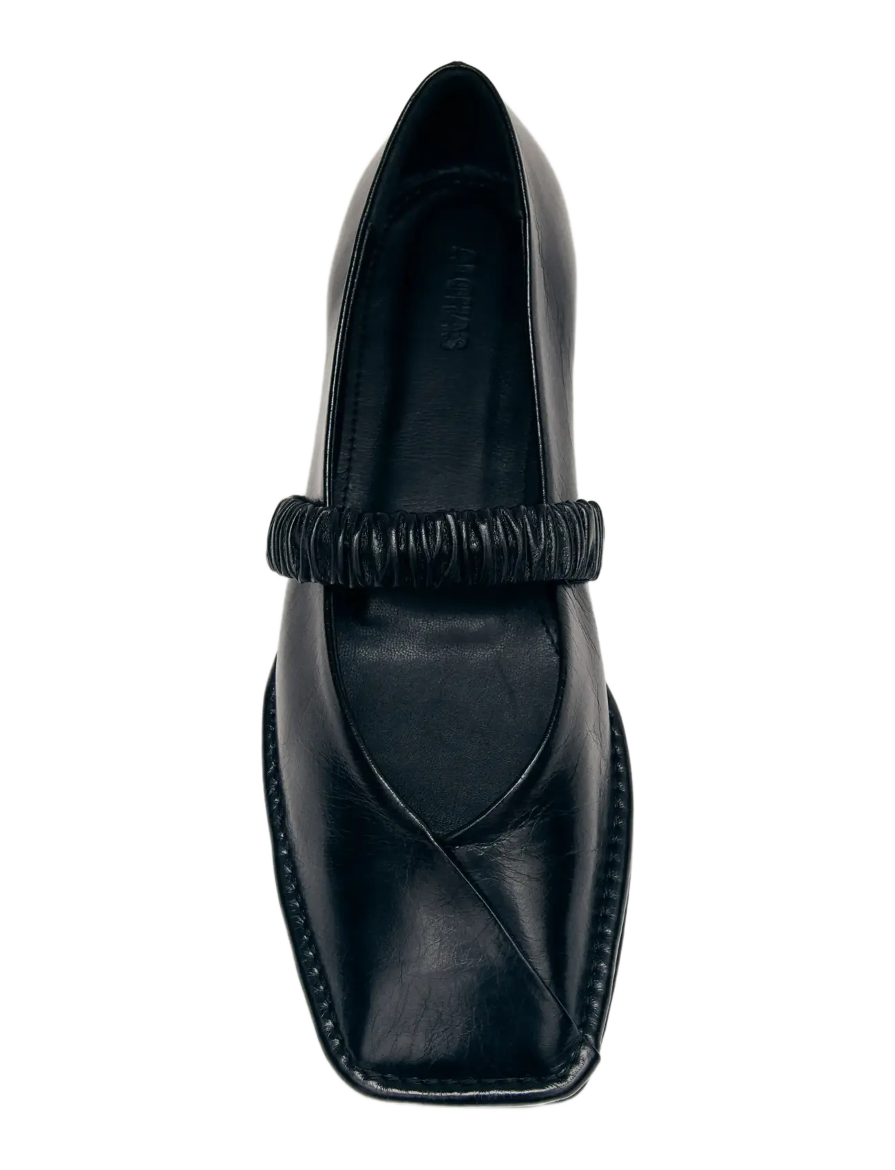 ALOHAS - Lautan Black Leather Ballet Flats - black - 3