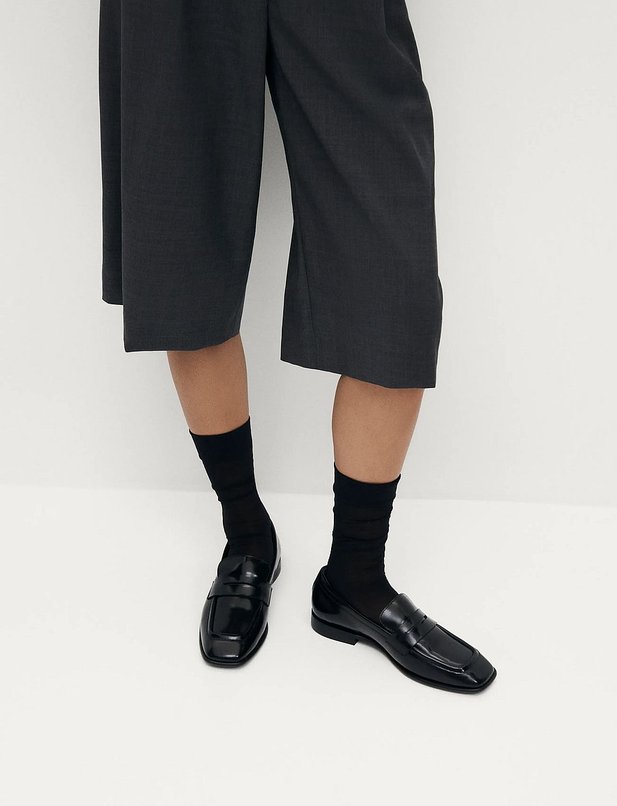 ALOHAS - Zaha Leather Loafers - modetrends - black - 0