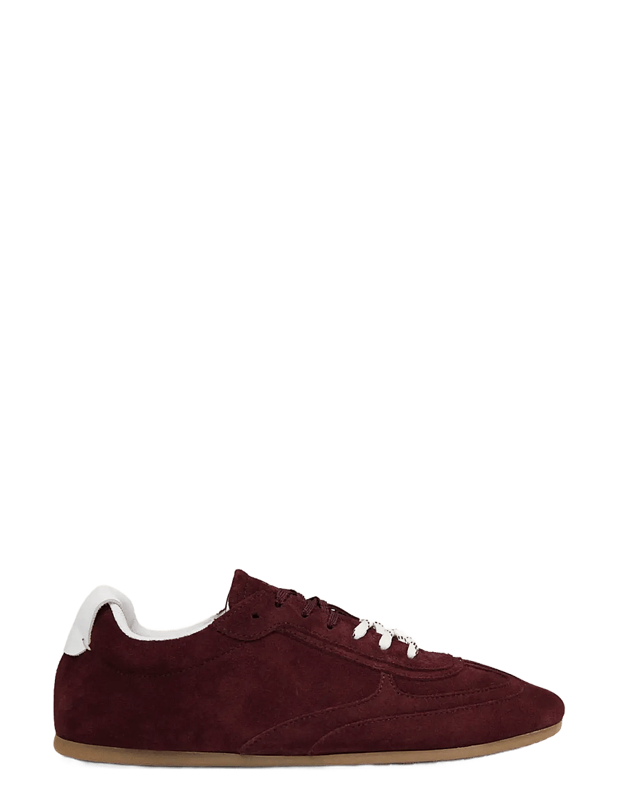 ALOHAS - Tb.24 Suede Burgundy Leather Sneakers - niedrige sneaker - burgundy - 2