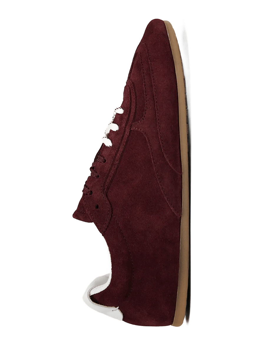 ALOHAS - Tb.24 Suede Burgundy Leather Sneakers - niedrige sneaker - burgundy - 4