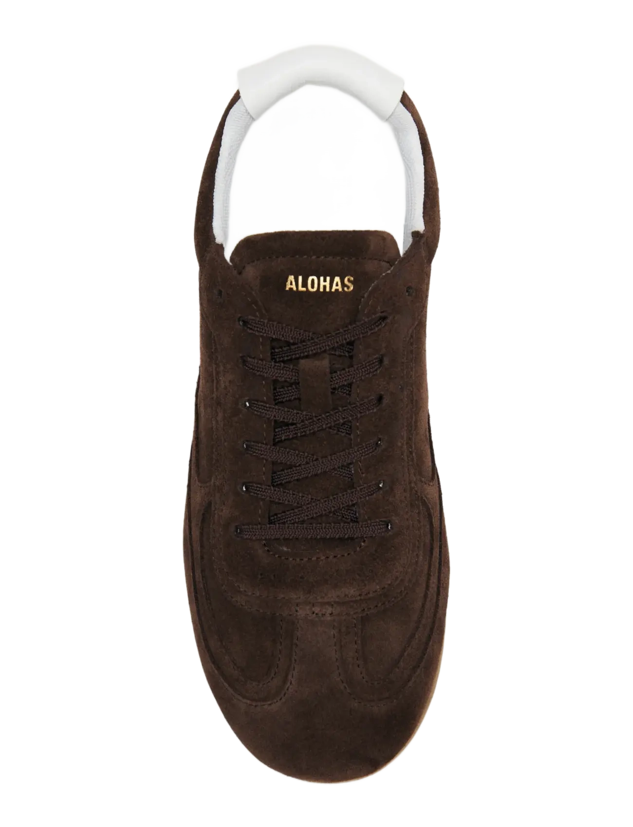 ALOHAS - Tb.24 Suede Burgundy Leather Sneakers - lave sneakers - chocolate - 3