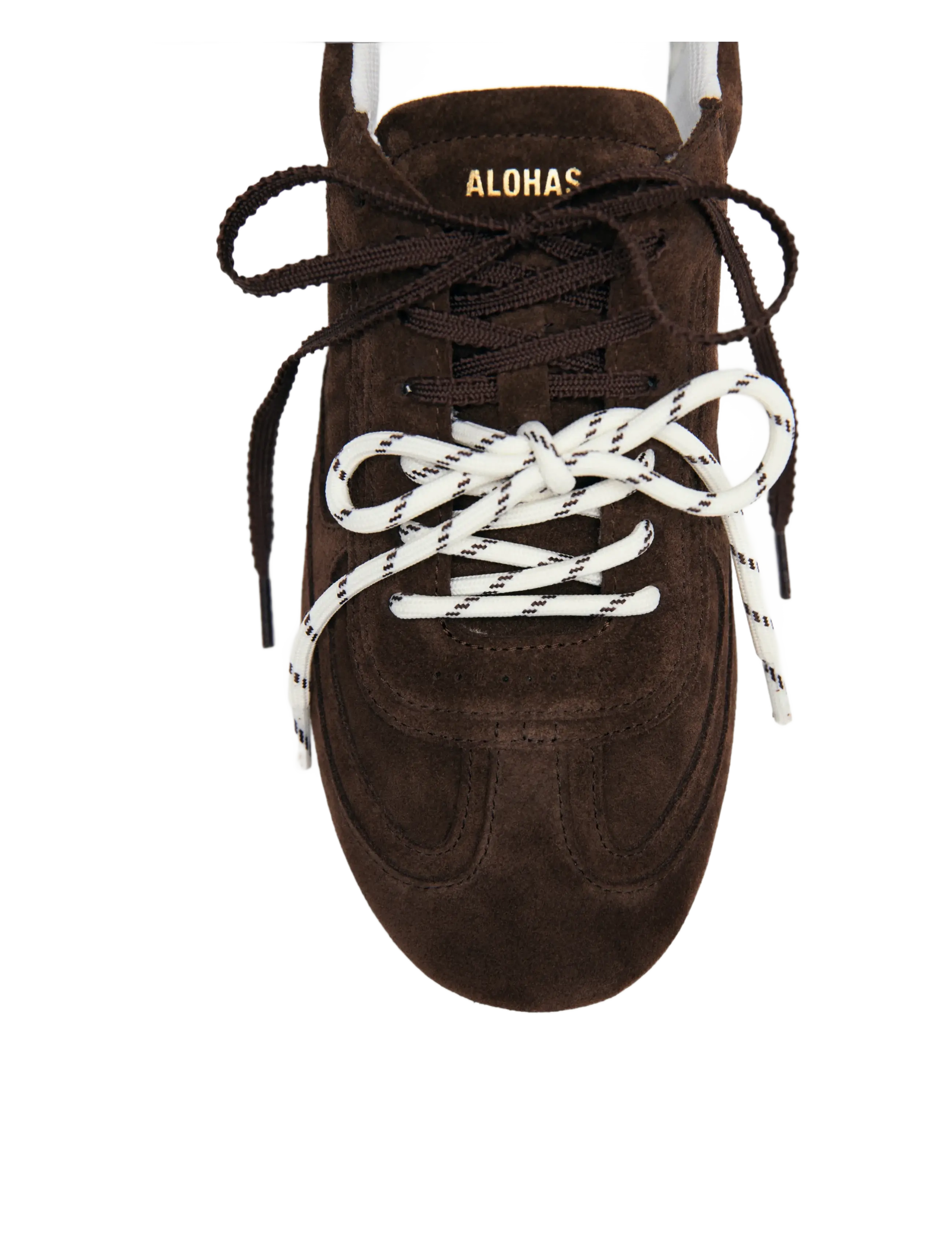 ALOHAS - Tb.24 Suede Burgundy Leather Sneakers - lave sneakers - chocolate - 5