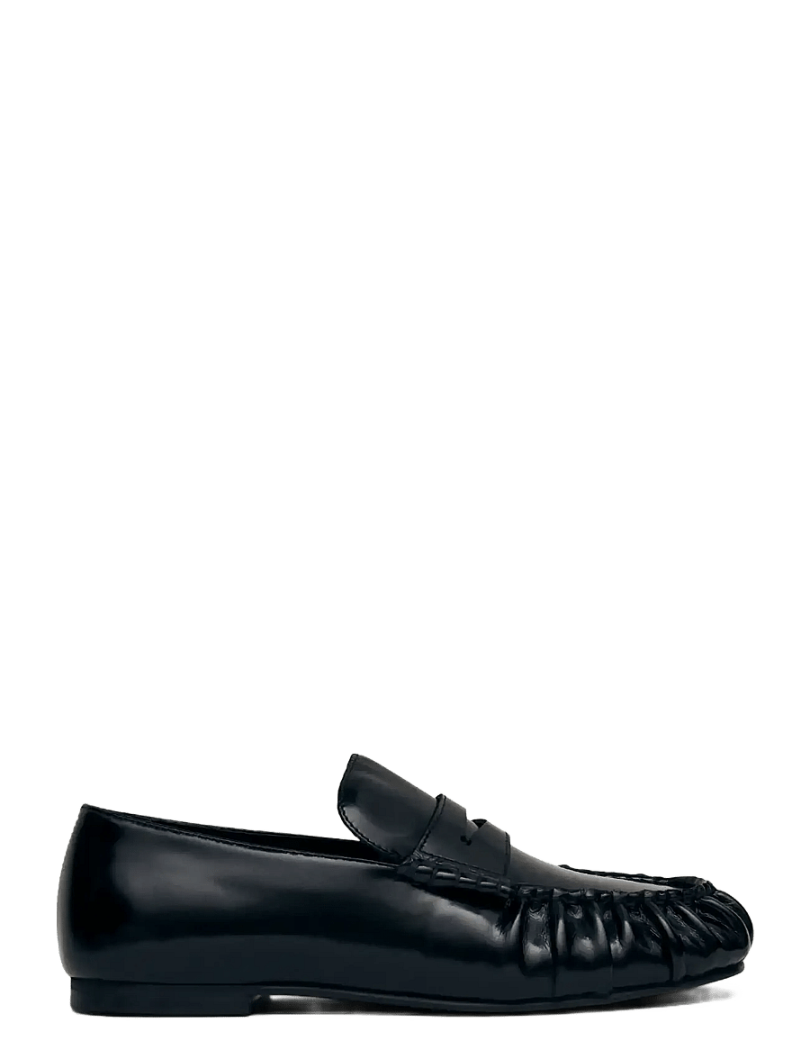ALOHAS - Aven Black Leather Loafers - mode trends - black - 1