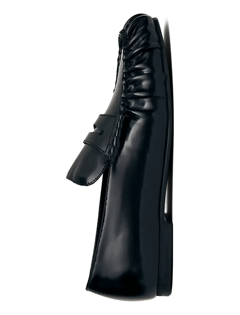 ALOHAS - Aven Black Leather Loafers - særlige begivenheder - black - 2