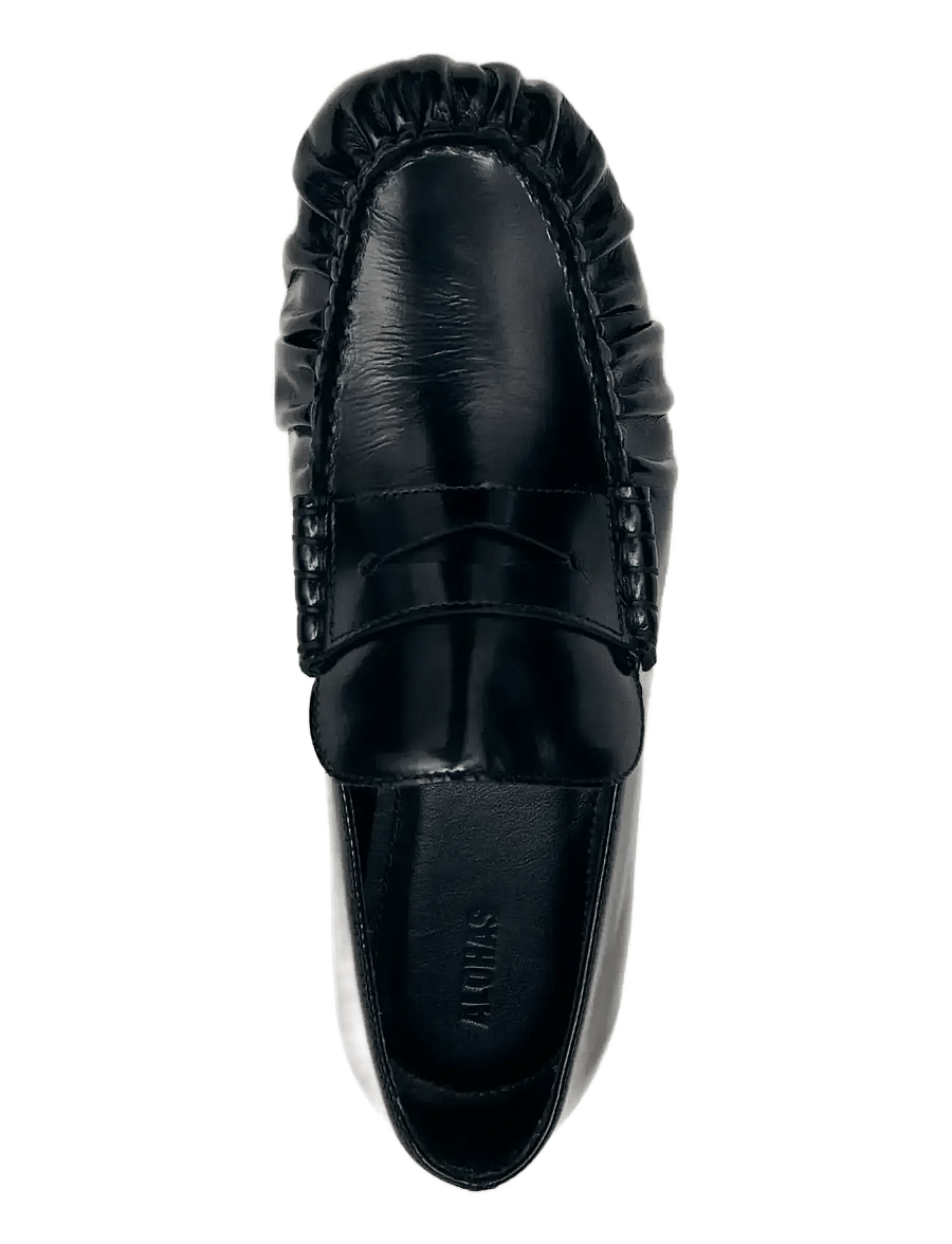 ALOHAS - Aven Black Leather Loafers - mode trends - black - 3