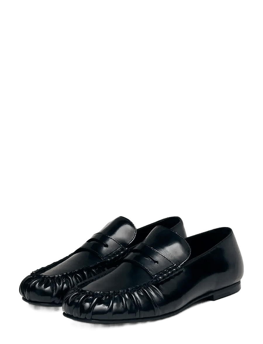 ALOHAS - Aven Black Leather Loafers - mode trends - black - 4