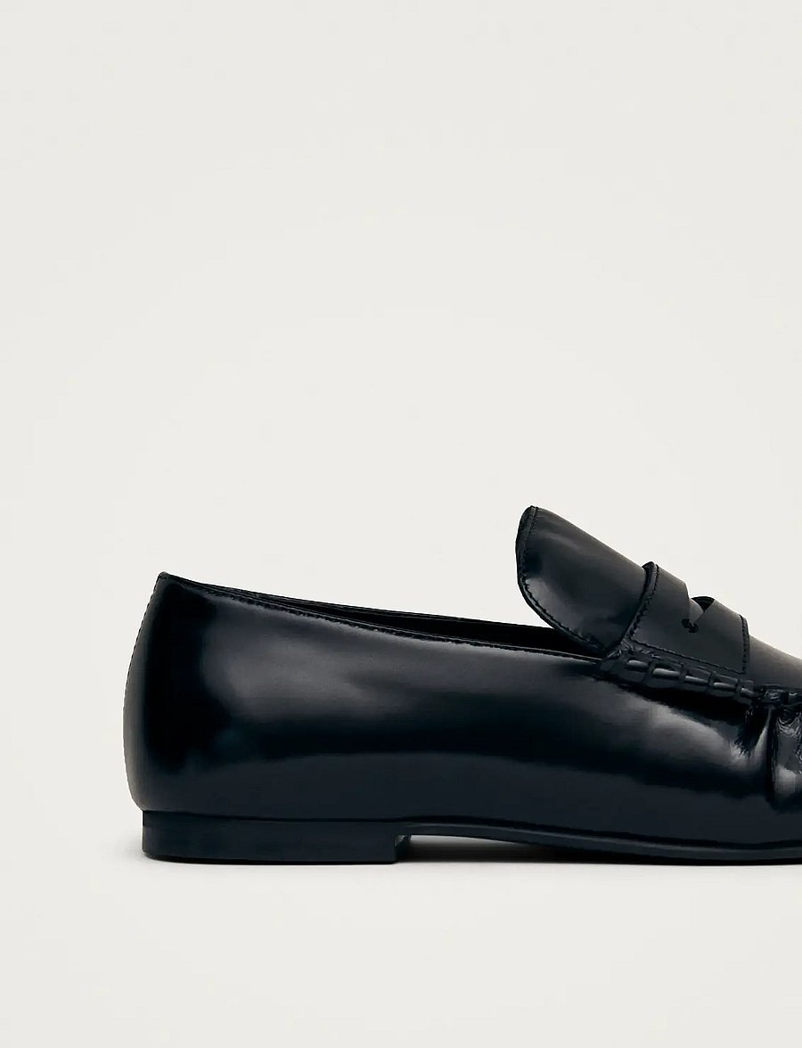 ALOHAS - Aven Black Leather Loafers - mode trends - black - 5