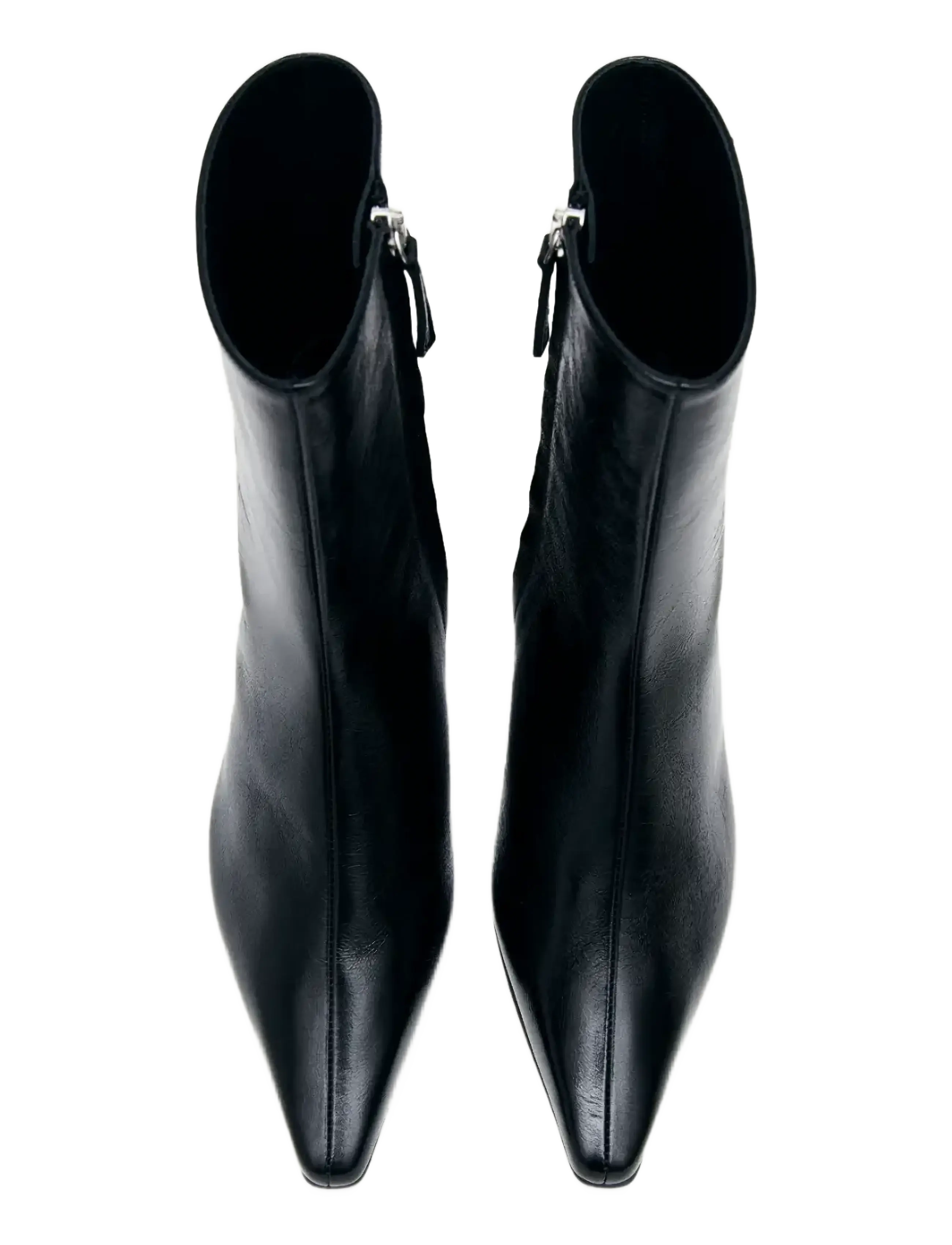 ALOHAS - Ambar Rift Black Leather Ankle Boots - støvletter - black - 3