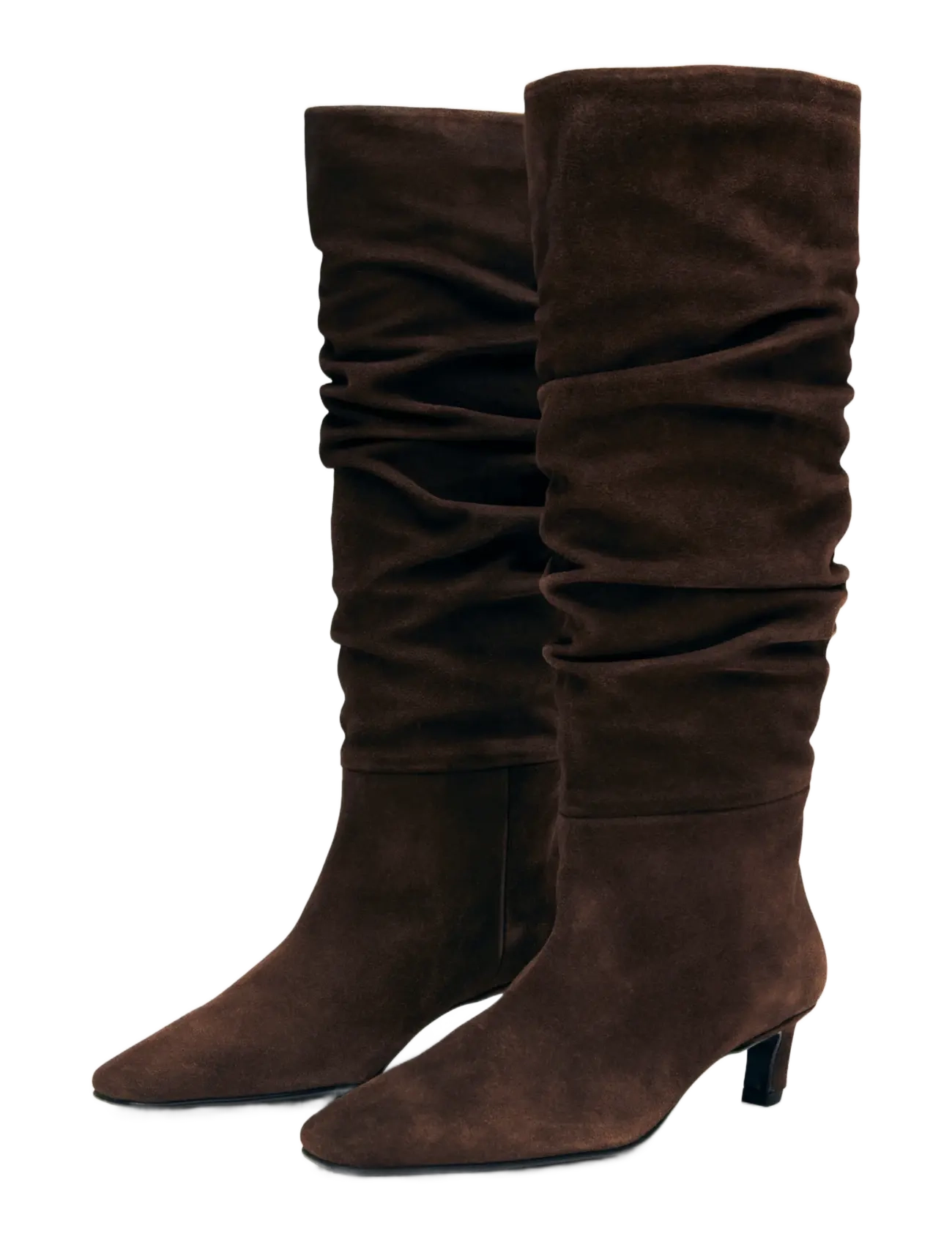 ALOHAS Kalila Suede Brown Leather Boots - Sko - CHOCOLATE BROWN / brown