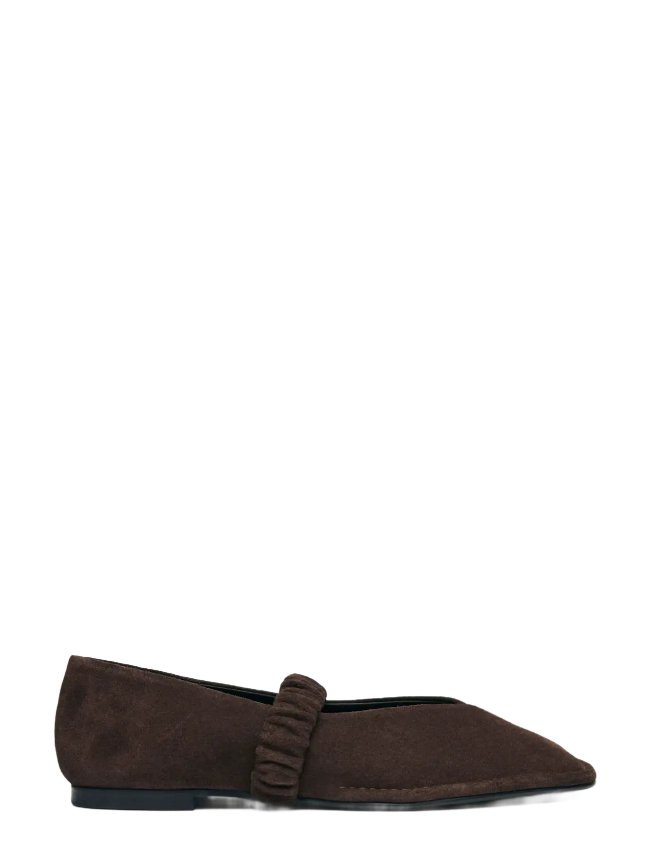 ALOHAS - Lautan Suede Brown Leather Ballet Flats - fyrir sérstaka viðburði - chocolate brown - 2