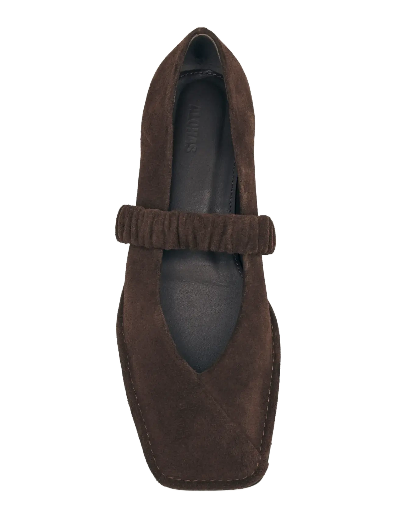 ALOHAS - Lautan Suede Brown Leather Ballet Flats - ypatingos progos - chocolate brown - 3
