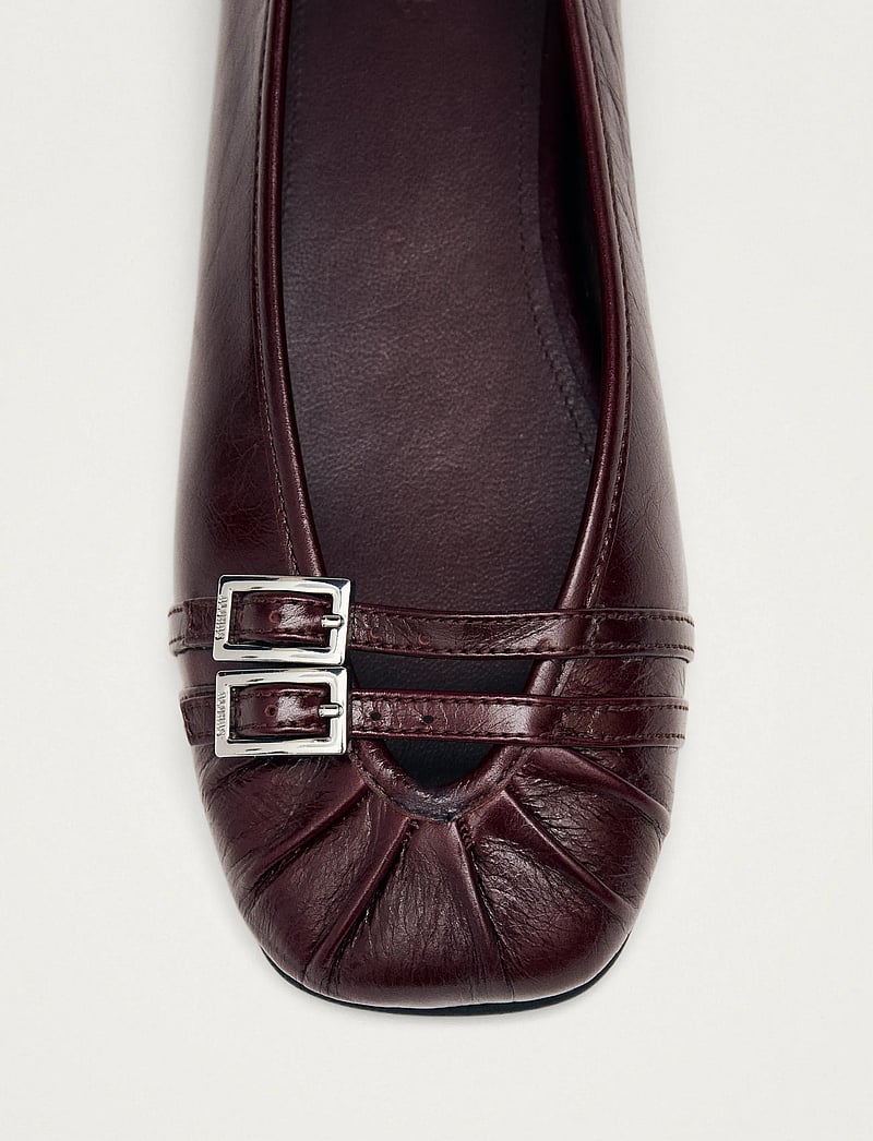 ALOHAS - Cendana Rift Burgundy Leather Ballet Flats - besondere anlässe - burgundy - 4