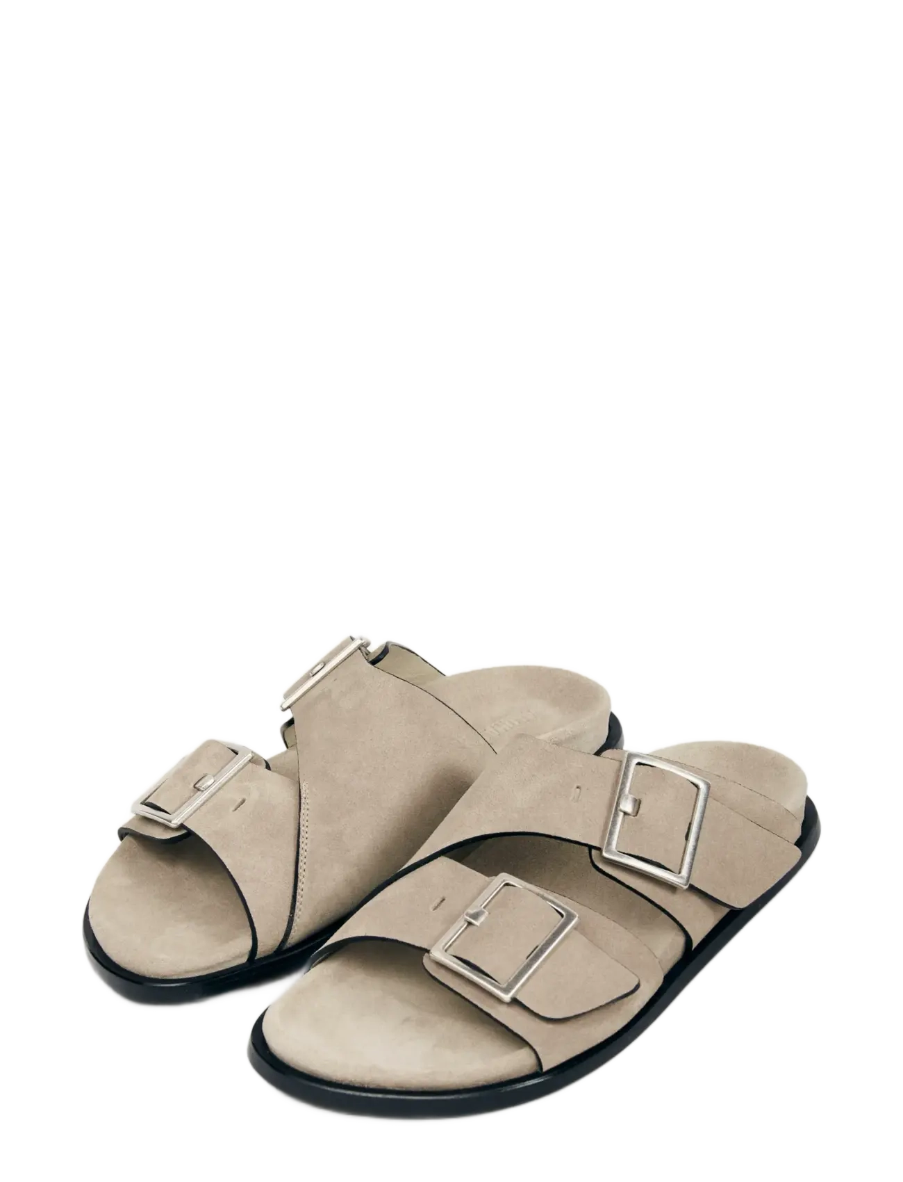 ALOHAS Alba Suede Leather Sandals - Sandaler - BEIGE / beige