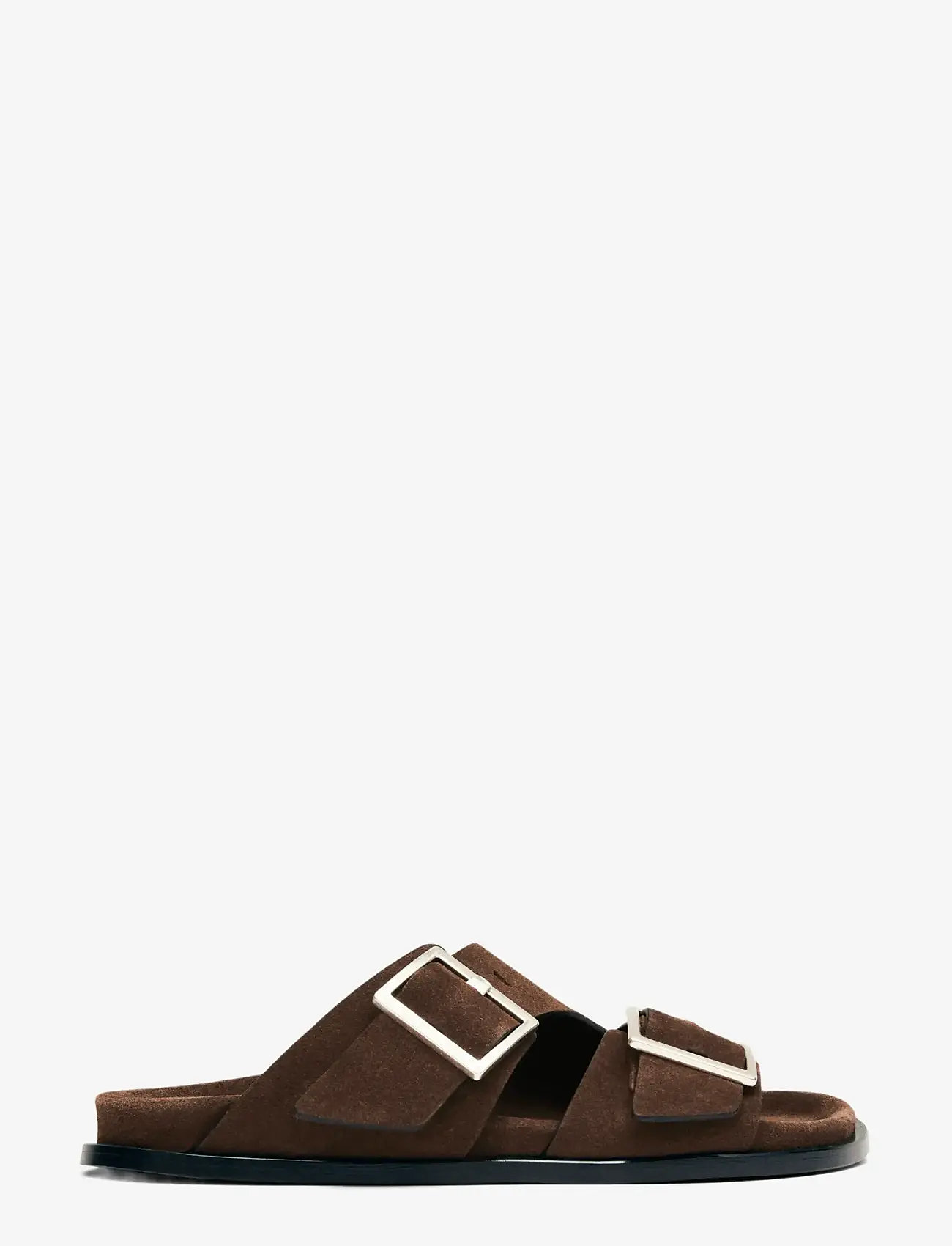 ALOHAS - Alba Suede Leather Sandals - flade sandaler - coffee brown - 2