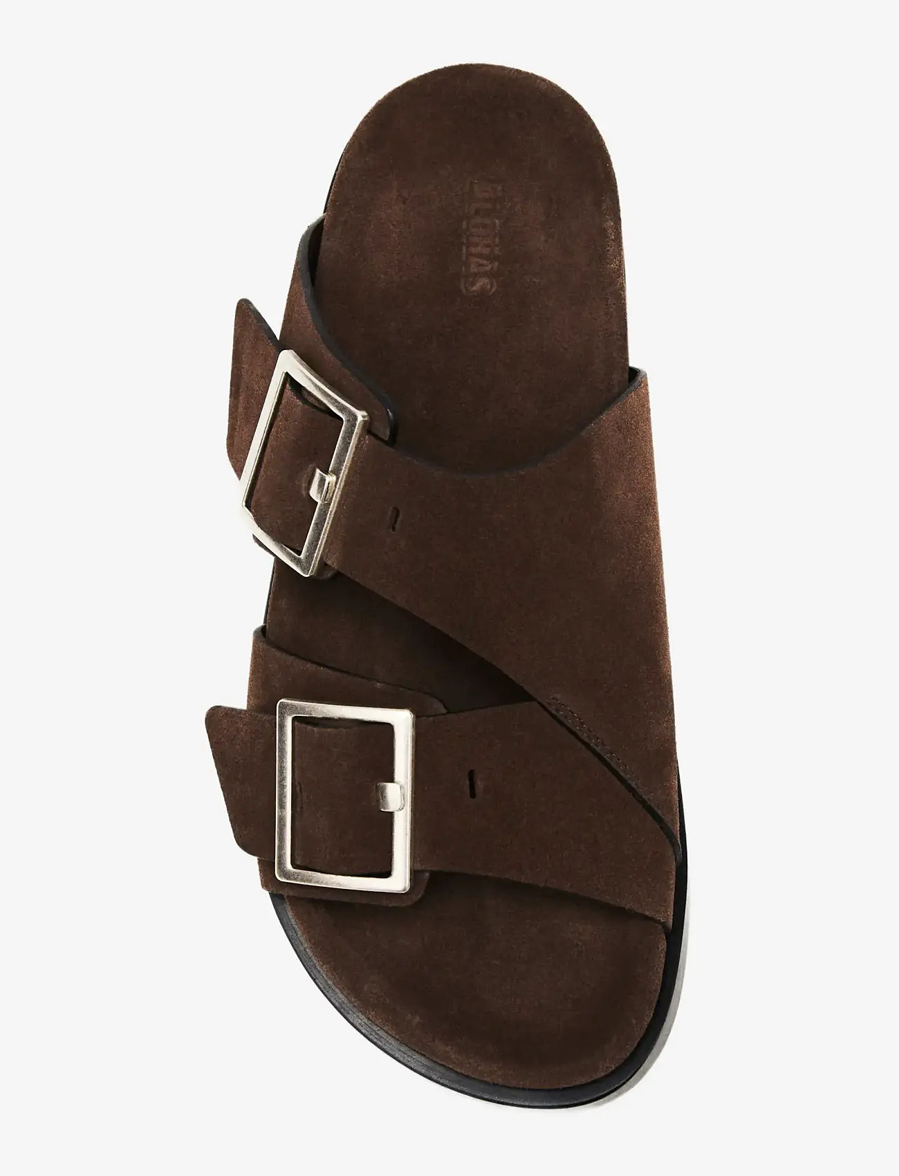 ALOHAS - Alba Suede Leather Sandals - flade sandaler - coffee brown - 3