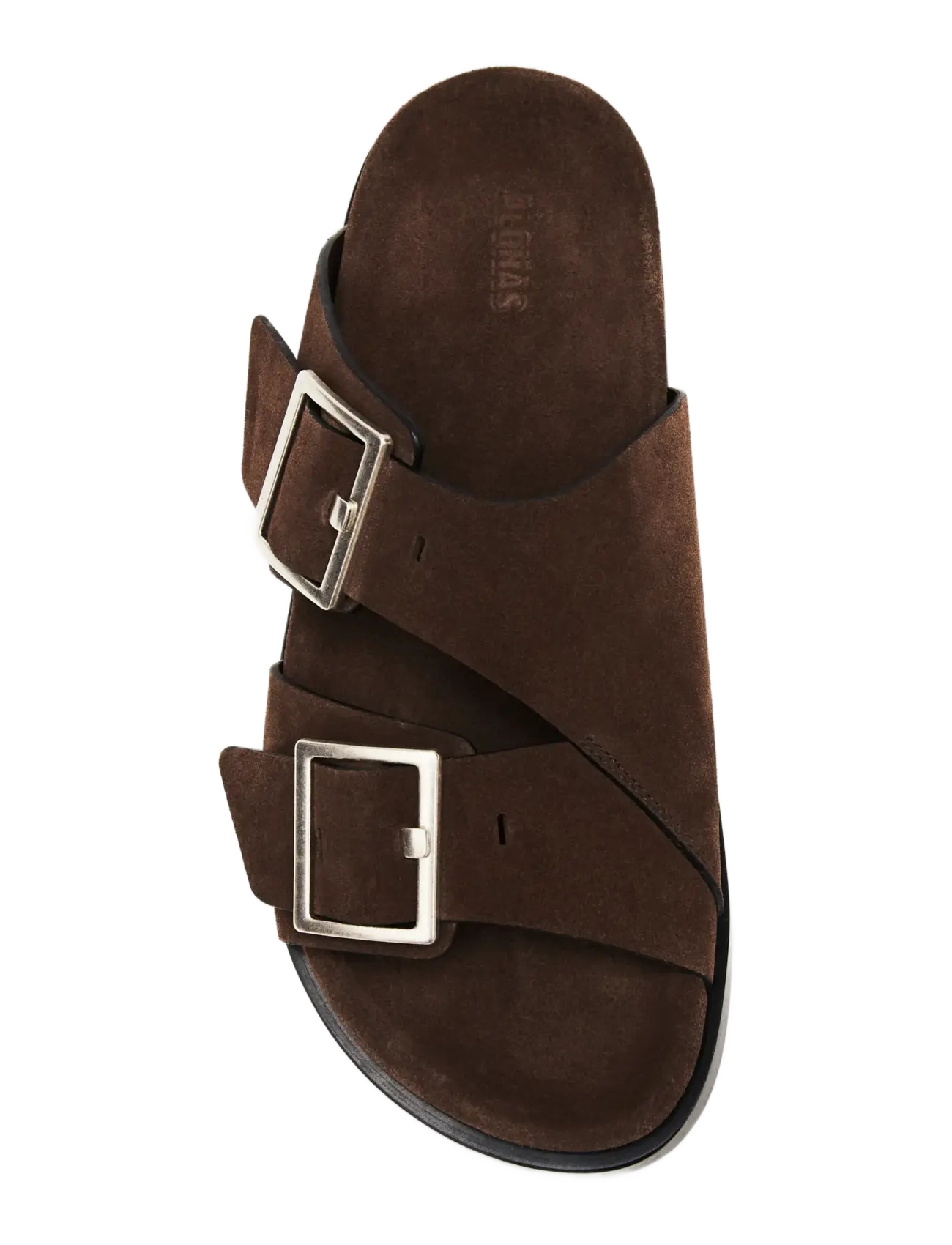ALOHAS - Alba Suede Leather Sandals - flat sandals - coffee brown - 3