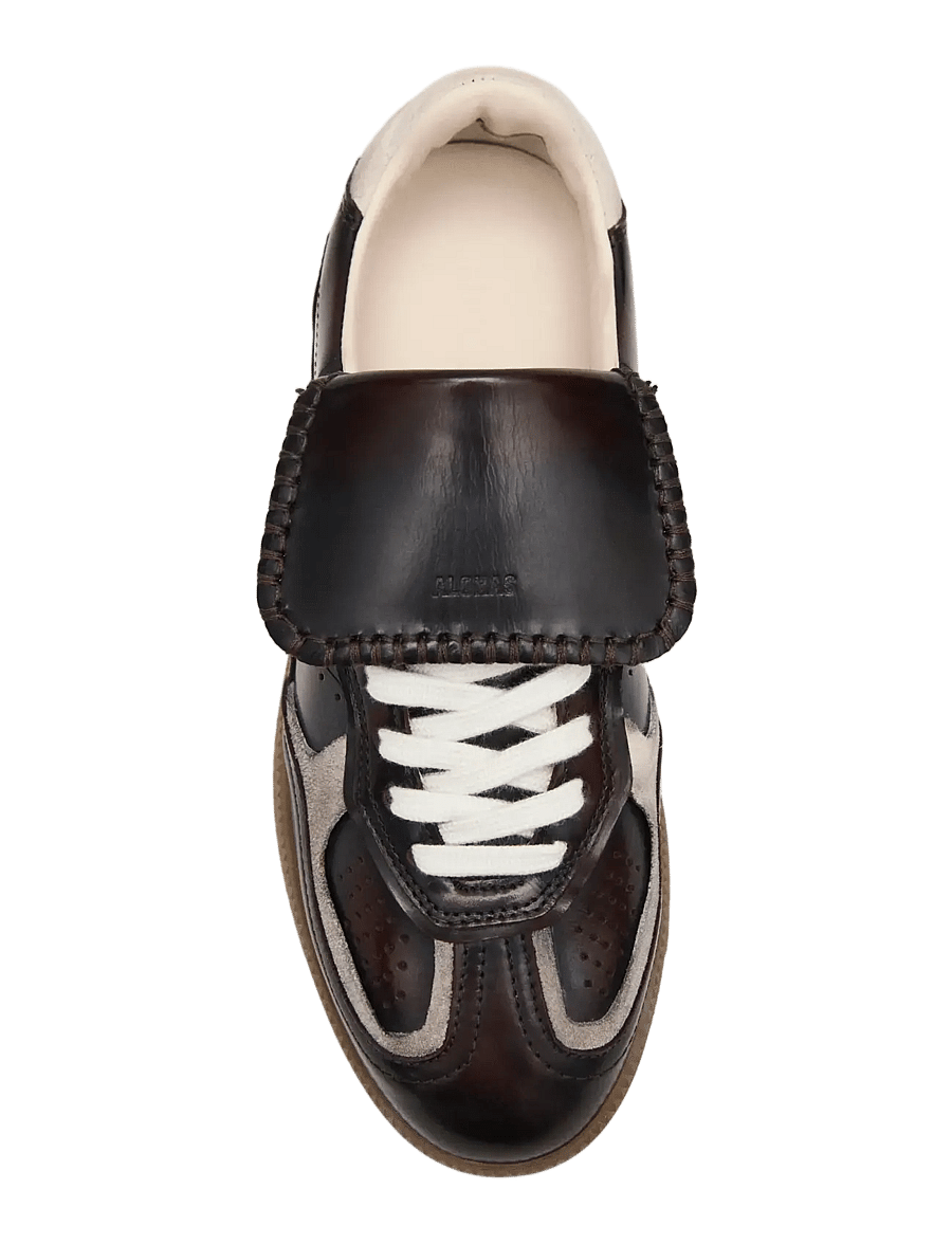 ALOHAS - Tb.490 Club Brushed Leather Sneakers - lave sneakers - chocolate truffle - 3