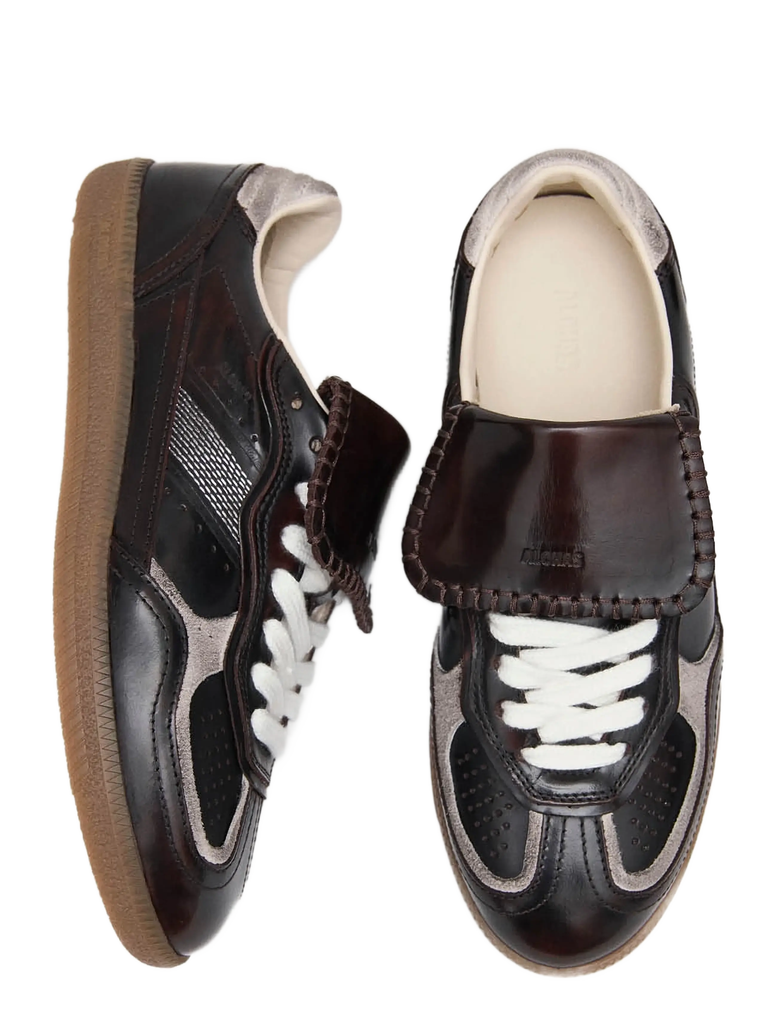 ALOHAS - Tb.490 Club Brushed Leather Sneakers - lave sneakers - chocolate truffle - 5