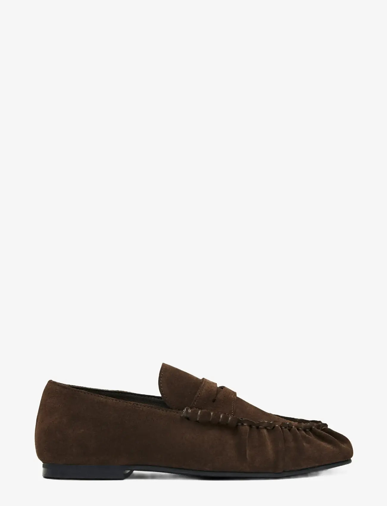 ALOHAS - Aven Suede Brown Leather Loafers - speciella tillfällen - chocolate brown - 2