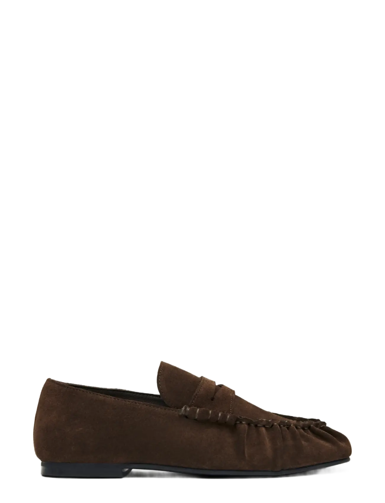 ALOHAS - Aven Suede Brown Leather Loafers - chocolate brown - 2