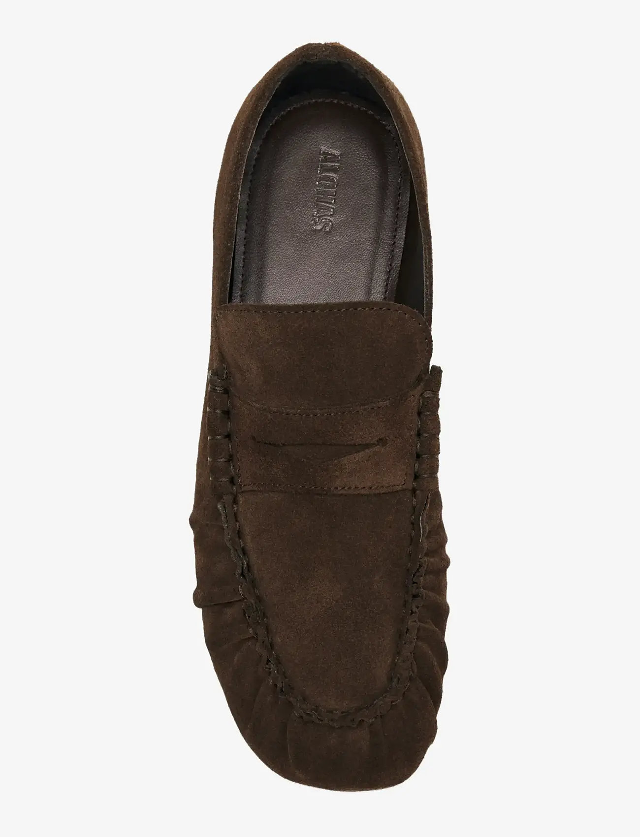 ALOHAS - Aven Suede Brown Leather Loafers - speciella tillfällen - chocolate brown - 3
