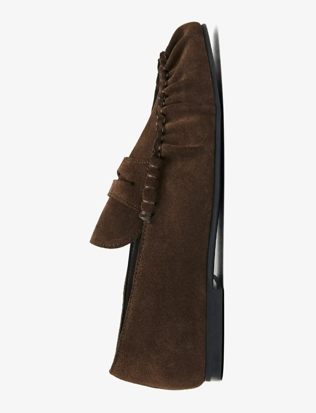 ALOHAS - Aven Suede Brown Leather Loafers - speciella tillfällen - chocolate brown - 4