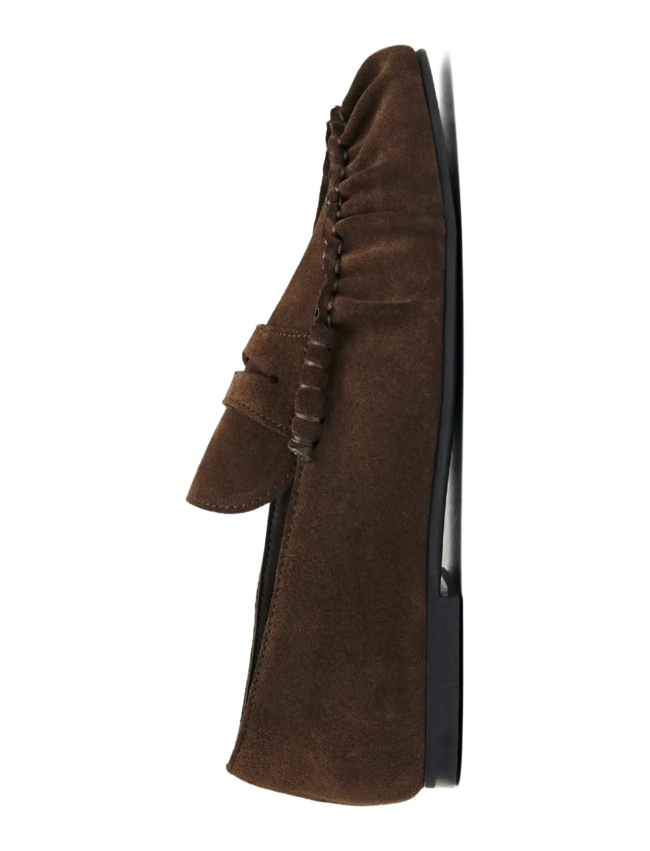 ALOHAS - Aven Suede Brown Leather Loafers - chocolate brown - 4