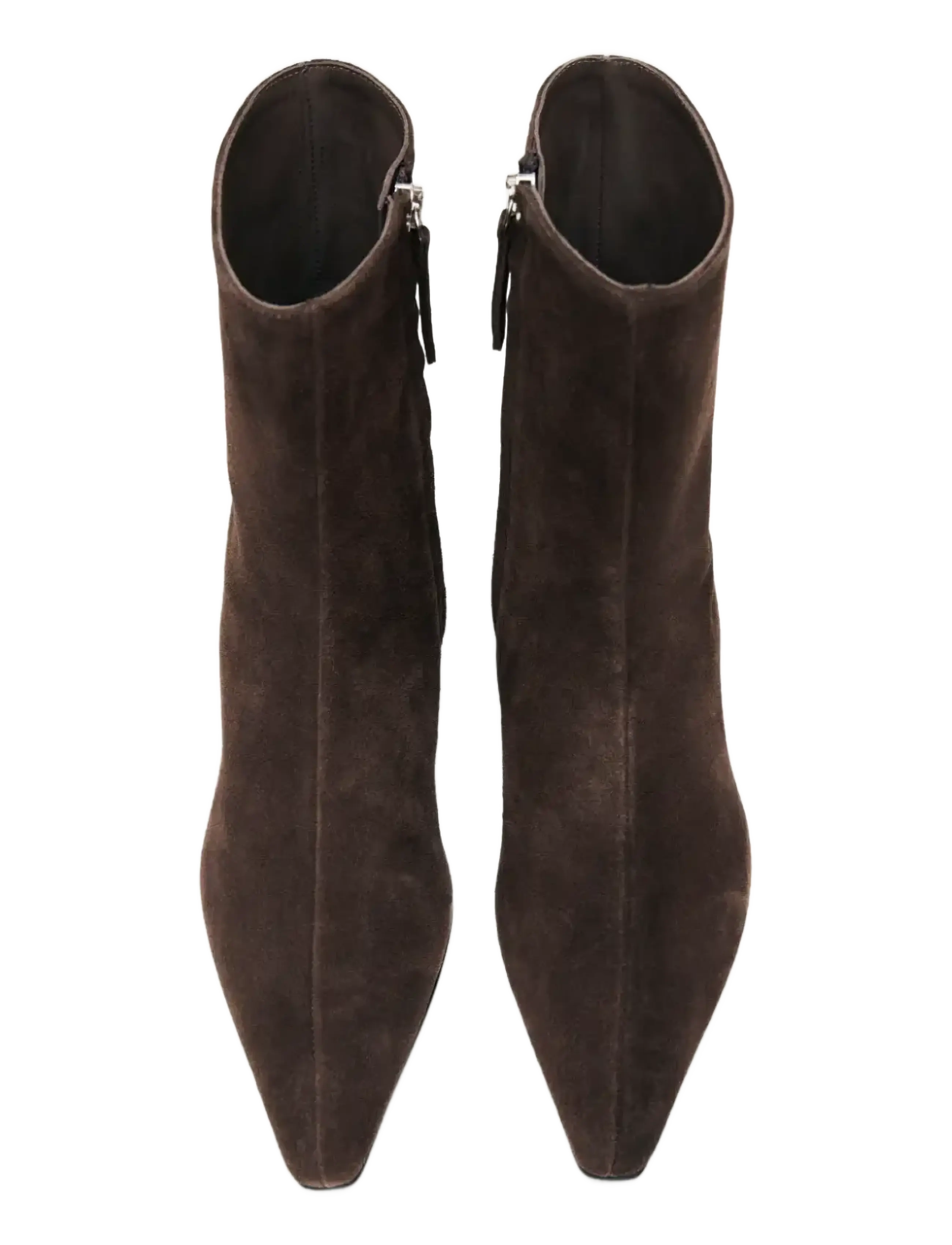 ALOHAS - Ambar Suede Brown Leather Ankle Boots - støvletter - brown - 3
