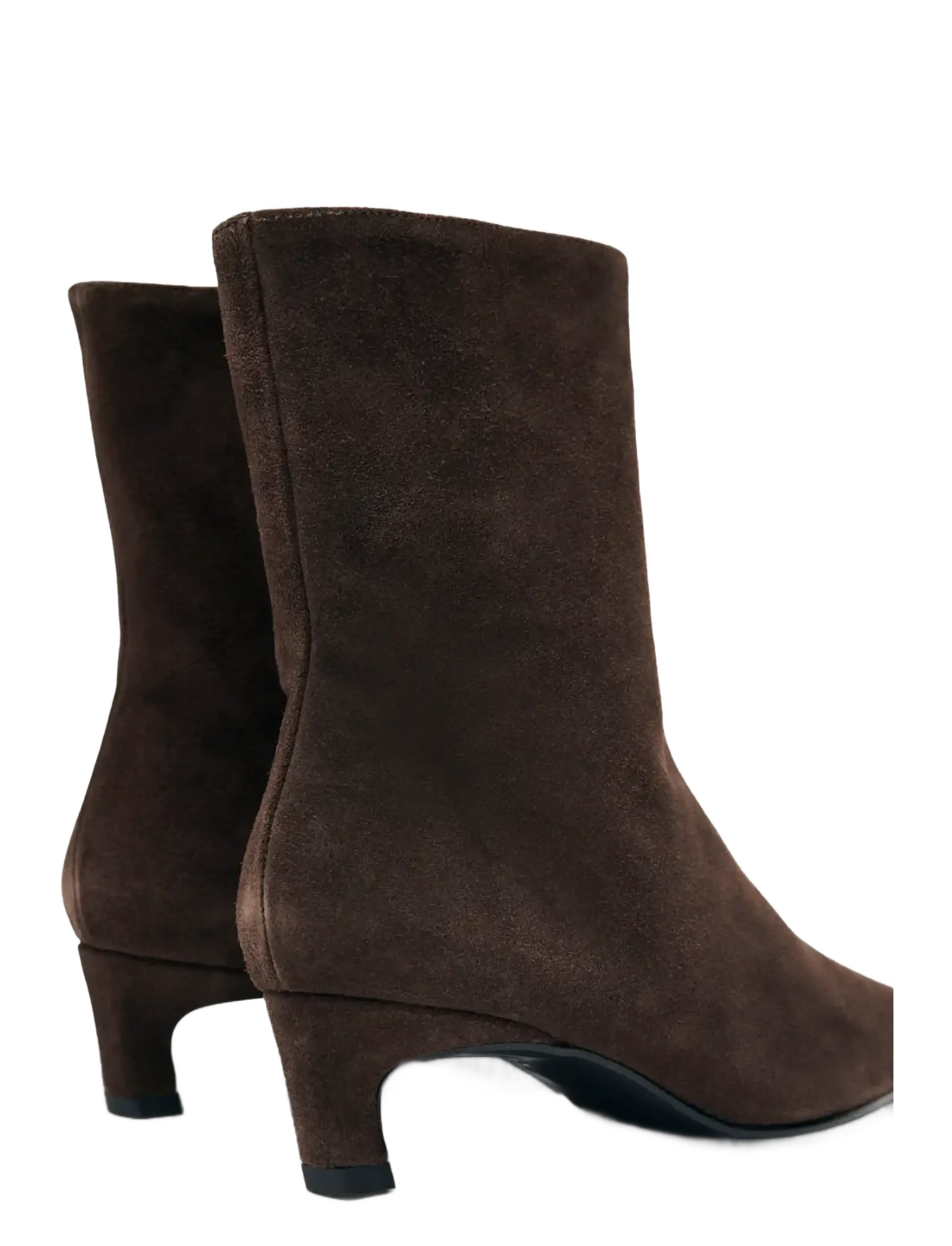 ALOHAS - Ambar Suede Brown Leather Ankle Boots - støvletter - brown - 4