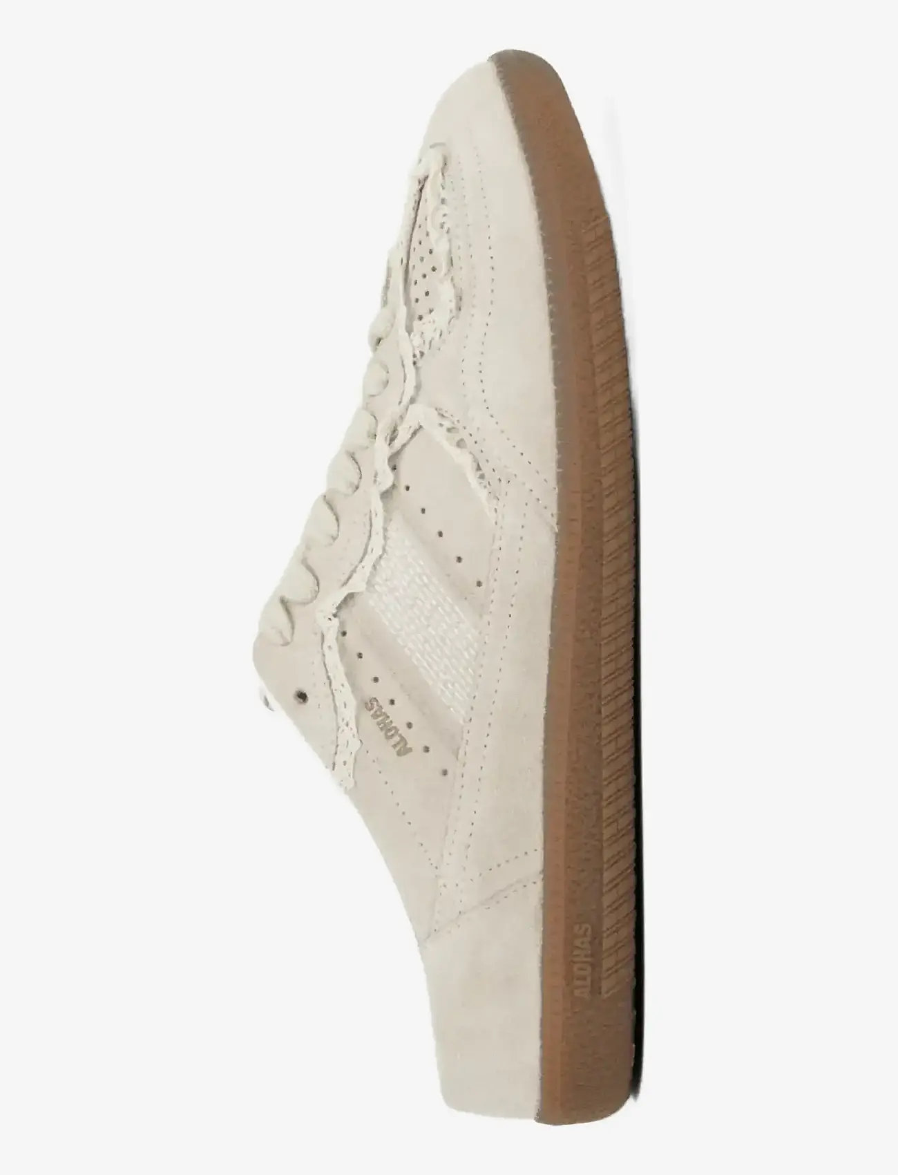 ALOHAS - Tb.490 Mule Crochet Cream Leather Sneakers - slip-on tossud - cream - 1