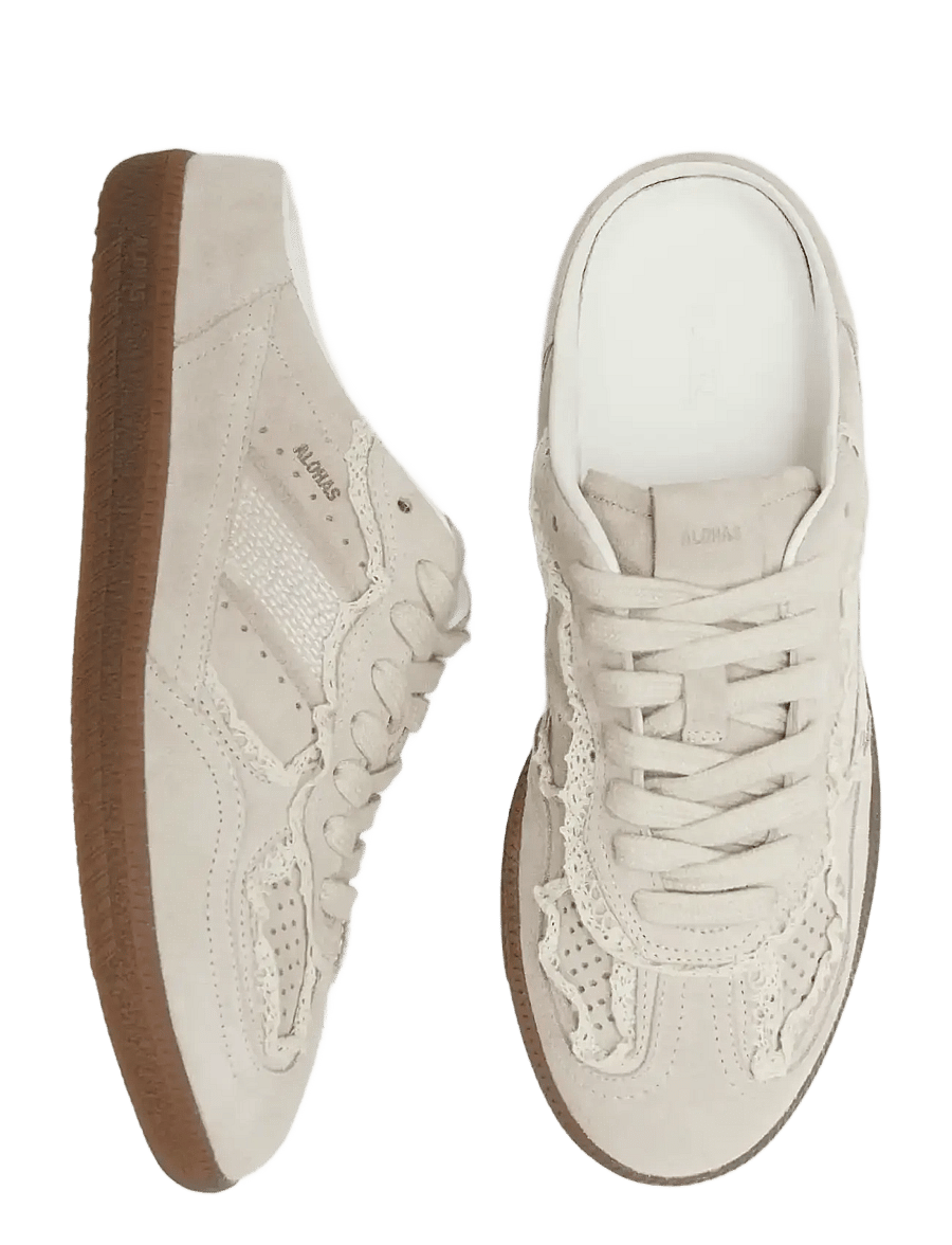 ALOHAS - Tb.490 Mule Crochet Sneakers - slip-on sneakers - cream - 4