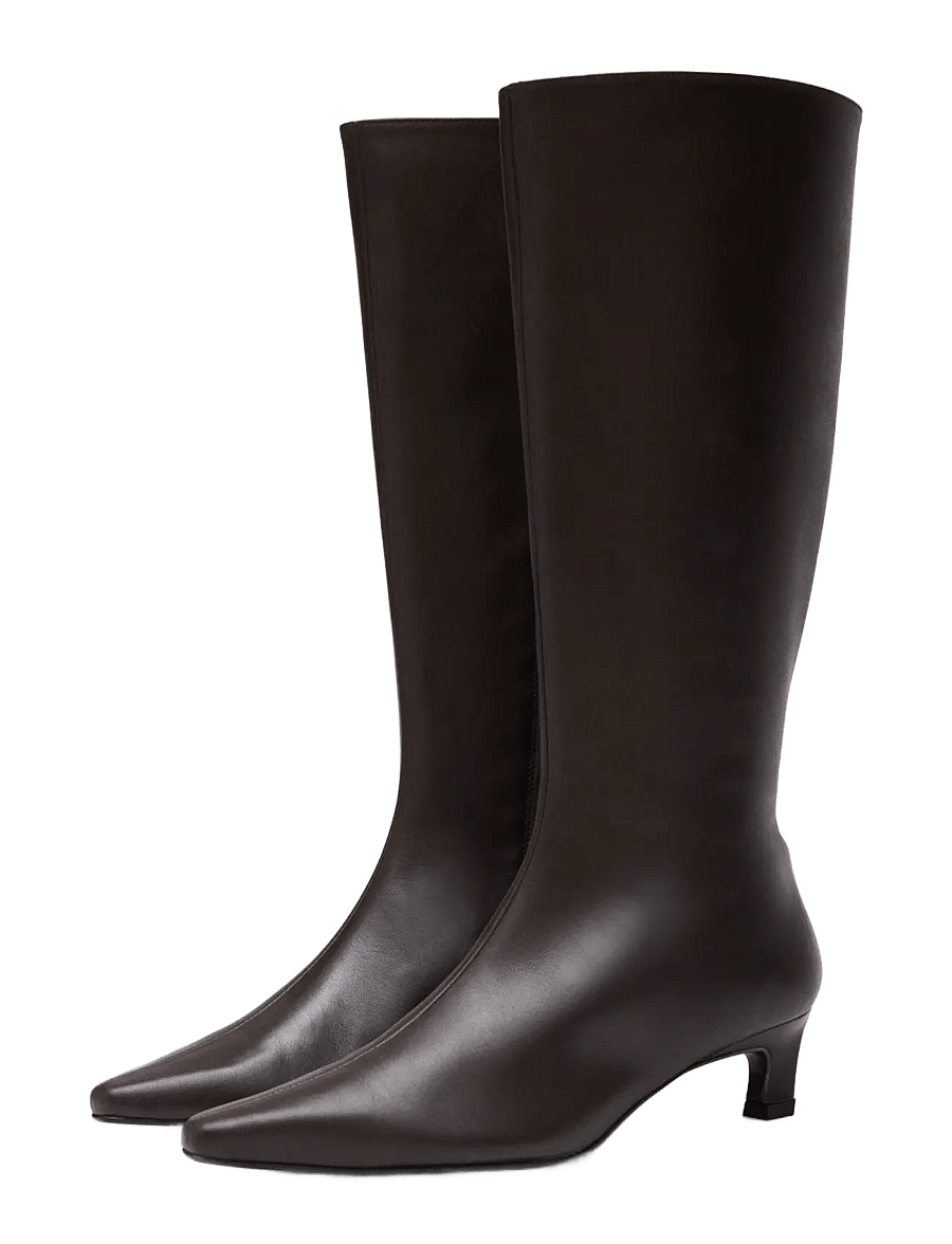 ALOHAS - Gema Brown Leather Boots - coffee brown - 0