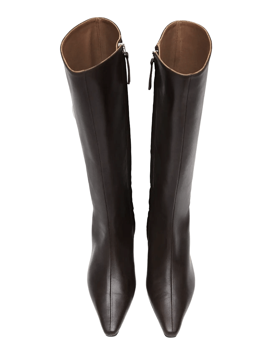 ALOHAS - Gema Brown Leather Boots - coffee brown - 1