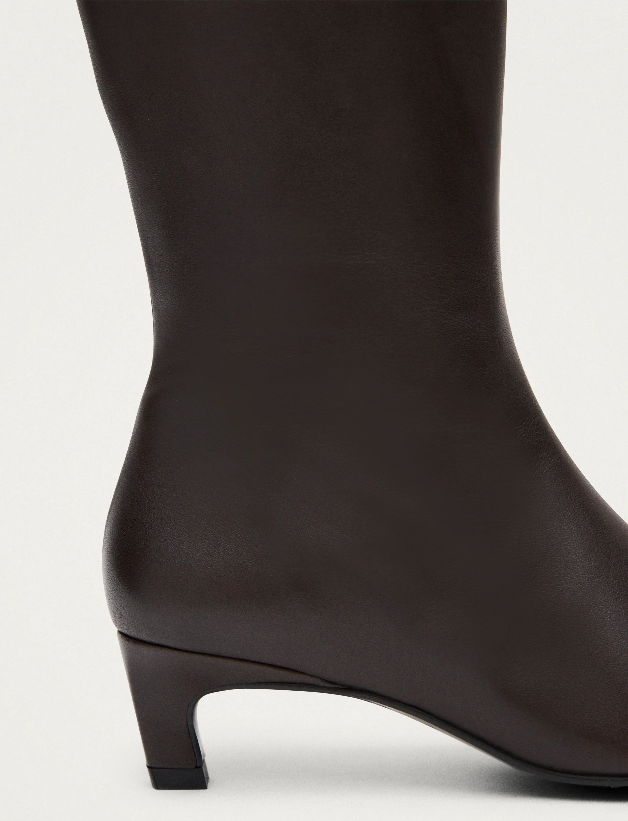 ALOHAS - Gema Brown Leather Boots - coffee brown - 4