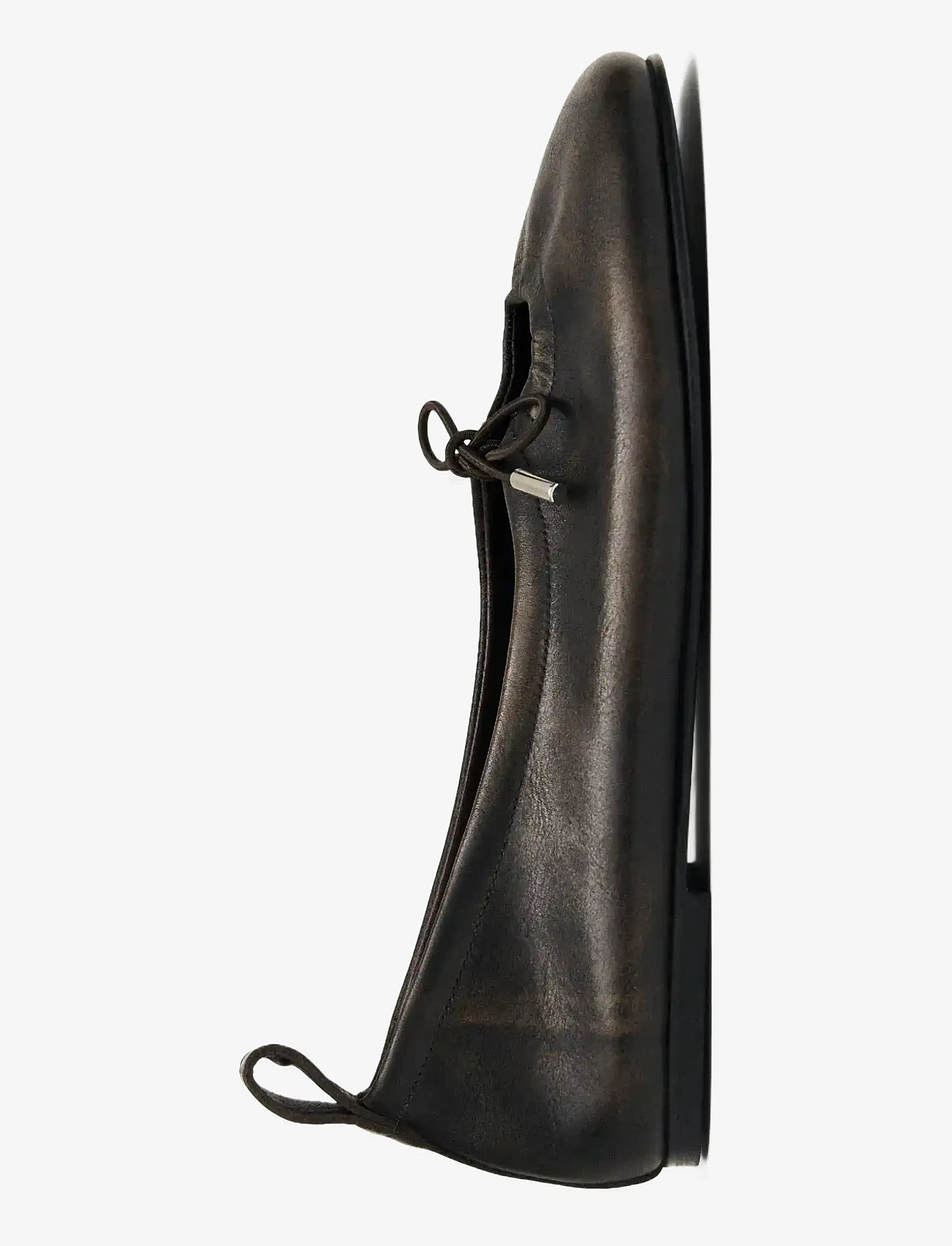 ALOHAS - Rosalind Brushed Brown Leather Ballet Flats - særlige begivenheder - brown - 2