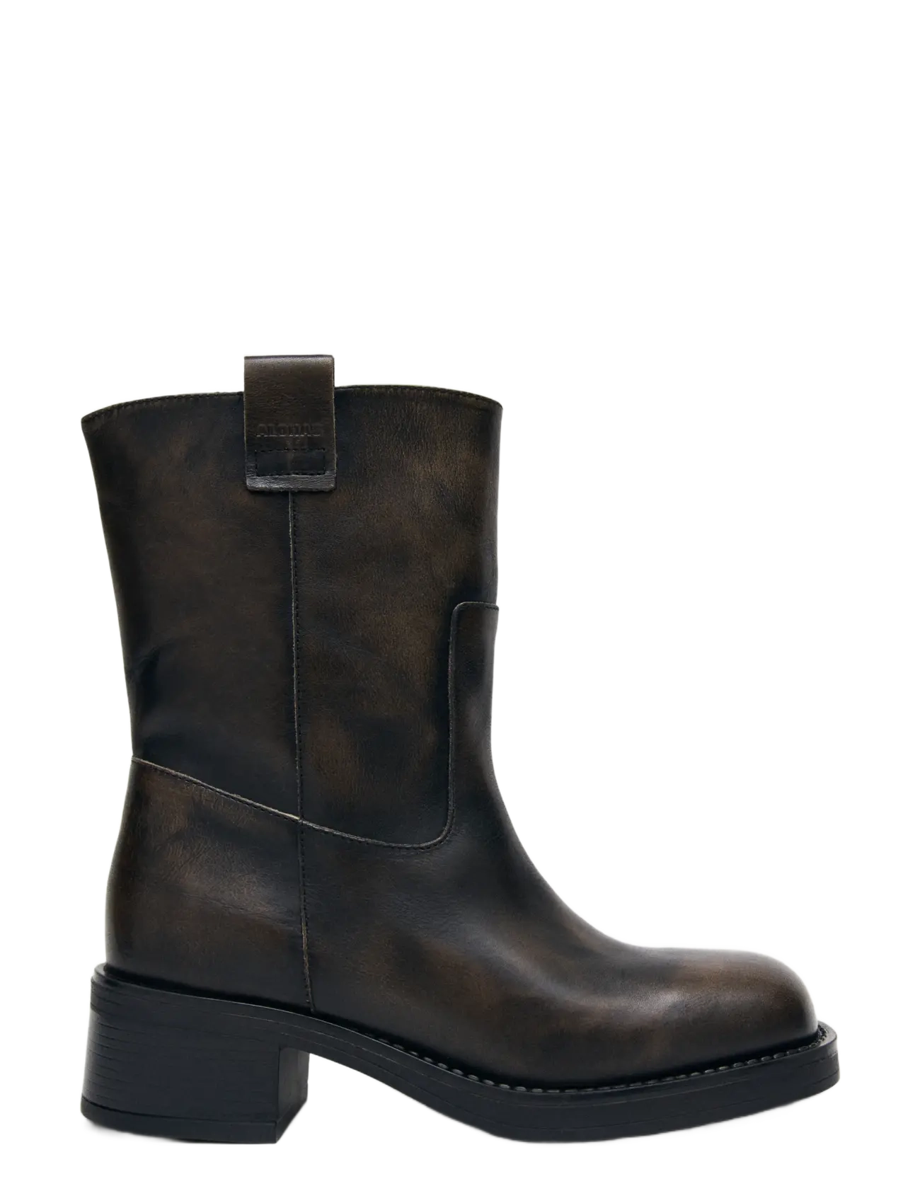 ALOHAS - Rajan Black Leather Boots - bronze brown - 2
