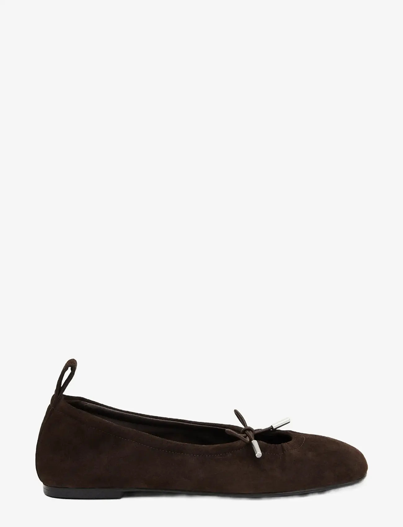 ALOHAS - Rosalind Recycled Brown Leather Ballet Flats - særlige begivenheder - brown - 1