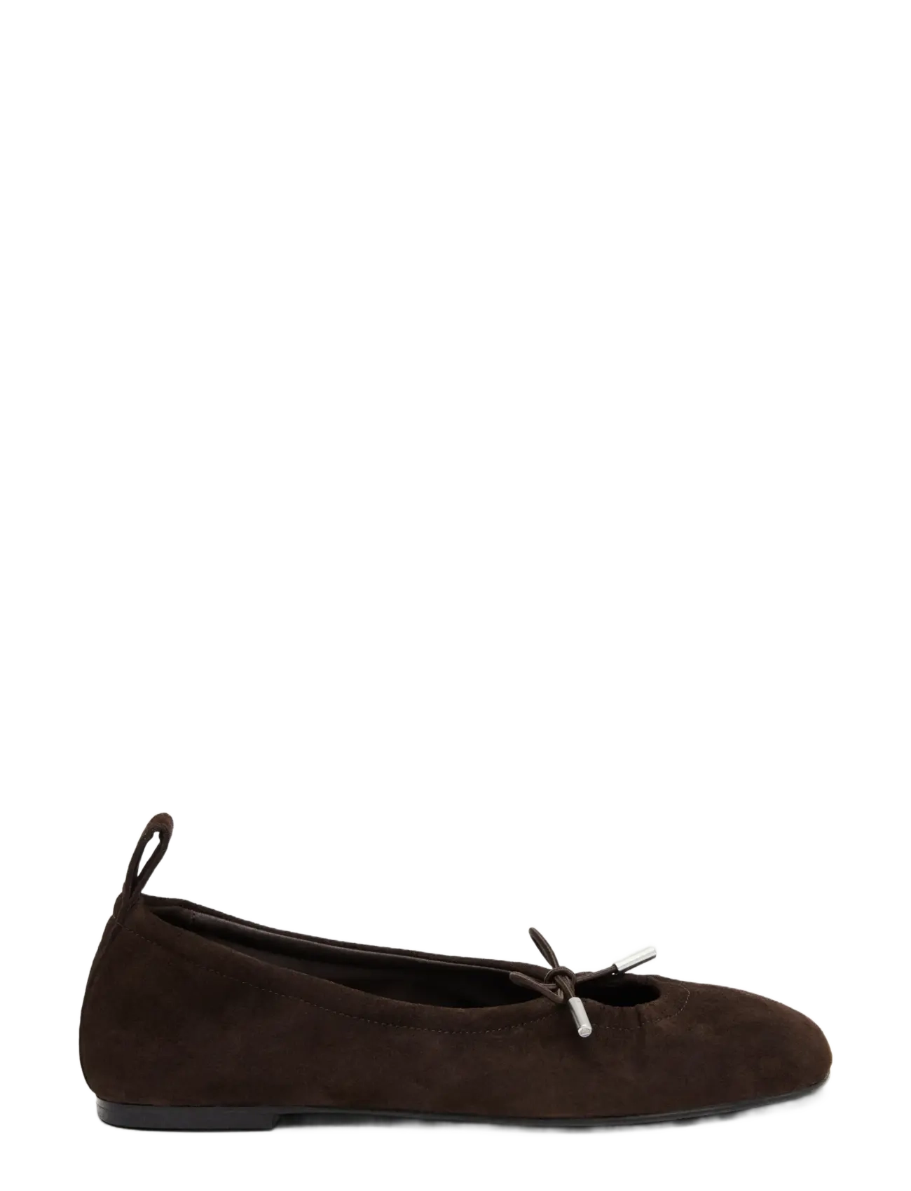 ALOHAS Rosalind Recycled Brown Leather Ballet Flats - Festtøj - BROWN / brown